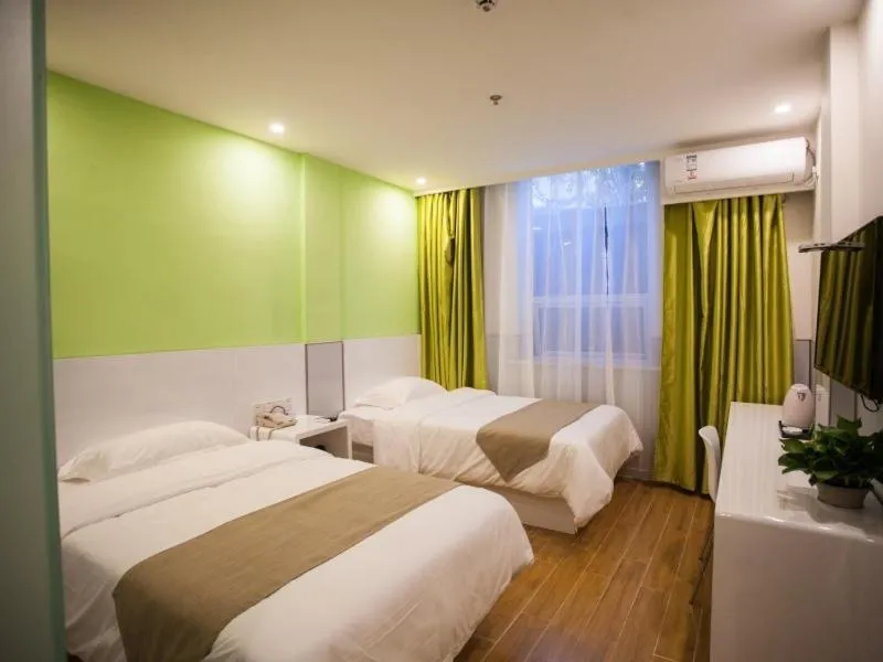 Bed in Shell Zaozhuang Taierzhuang Ancient City Battle Memorial Hotel