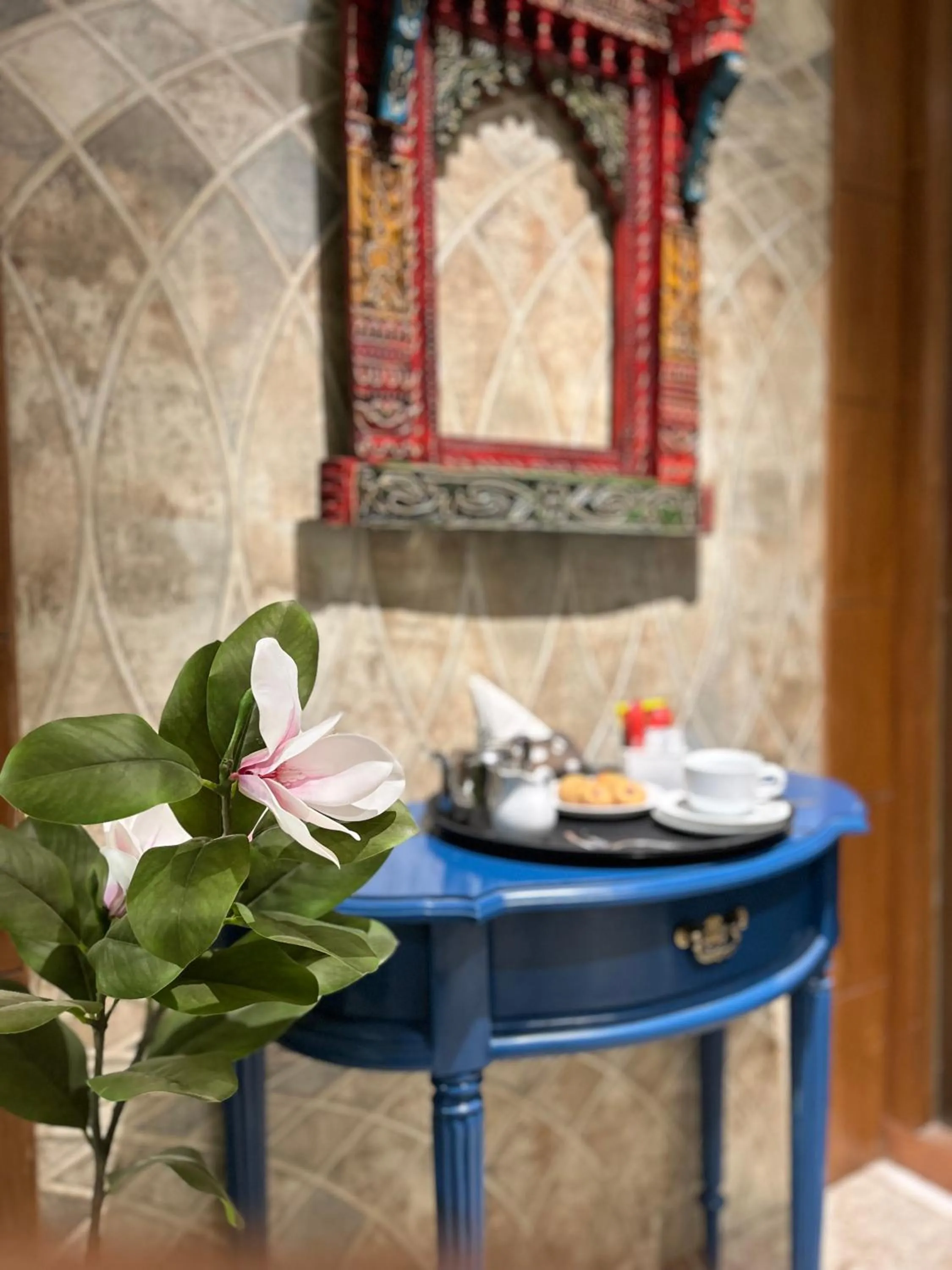 Decorative detail in Vaydantaa - Luxury Boutique Hotel Mussoorie