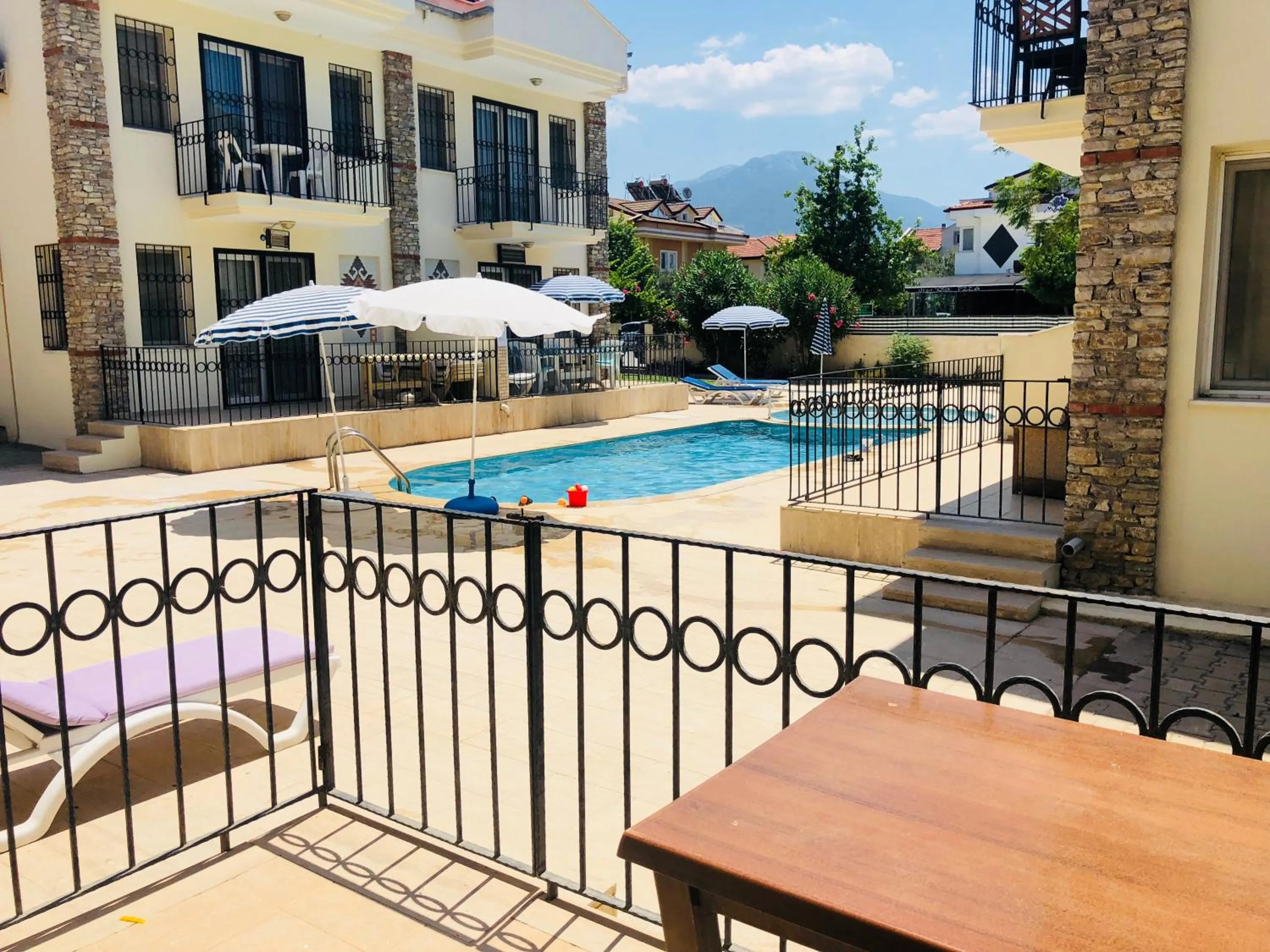 Pool view in Dove Apart Hotel