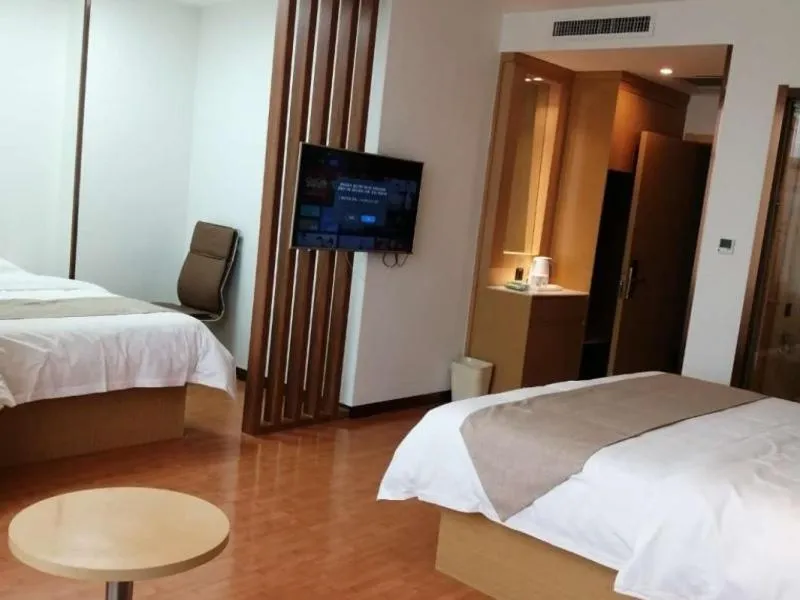 Bed in GreenTree Inn Shijiazhuang Yuanshi County Beihuan Road