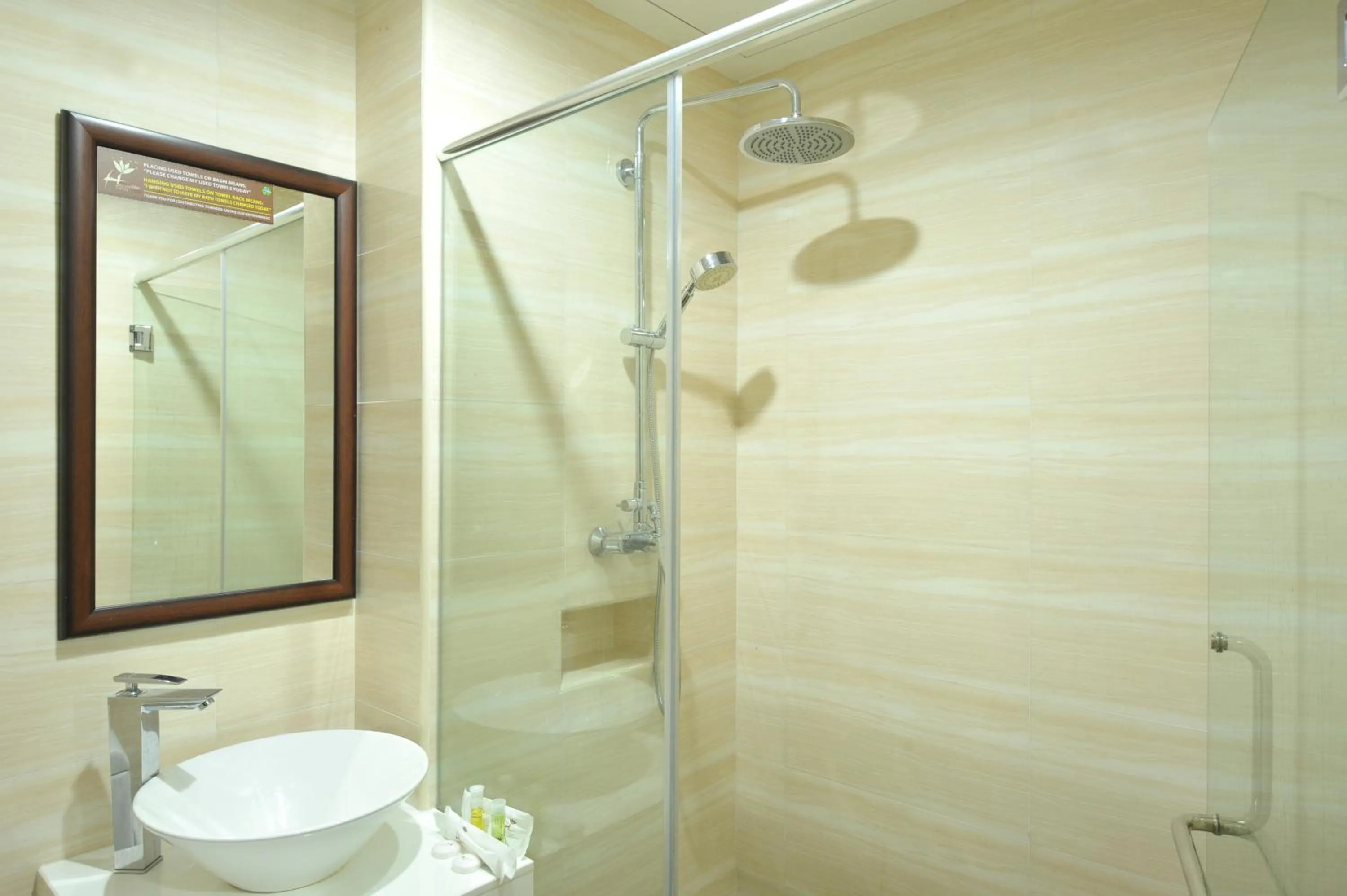 Shower in Hallmark Regency Hotel - Johor Bahru