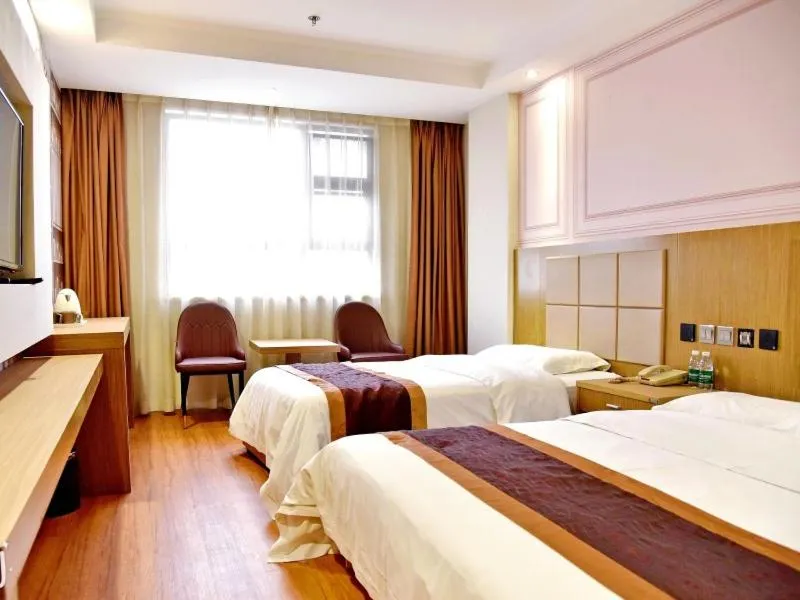 Bed in Gme Xi'an City Chang'an District Fengqiyuan Subway Station Hotel