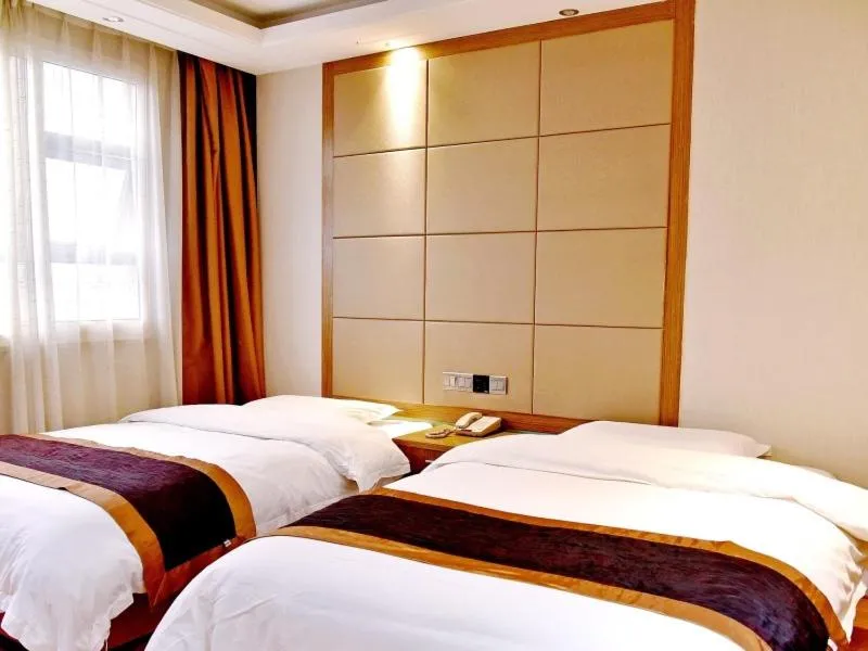Bed in Gme Xi'an City Chang'an District Fengqiyuan Subway Station Hotel