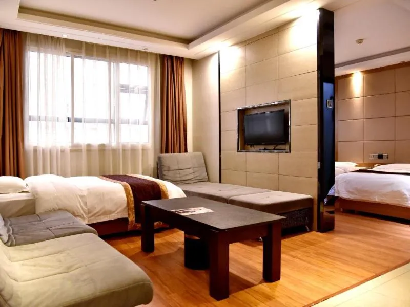 Bed in Gme Xi'an City Chang'an District Fengqiyuan Subway Station Hotel
