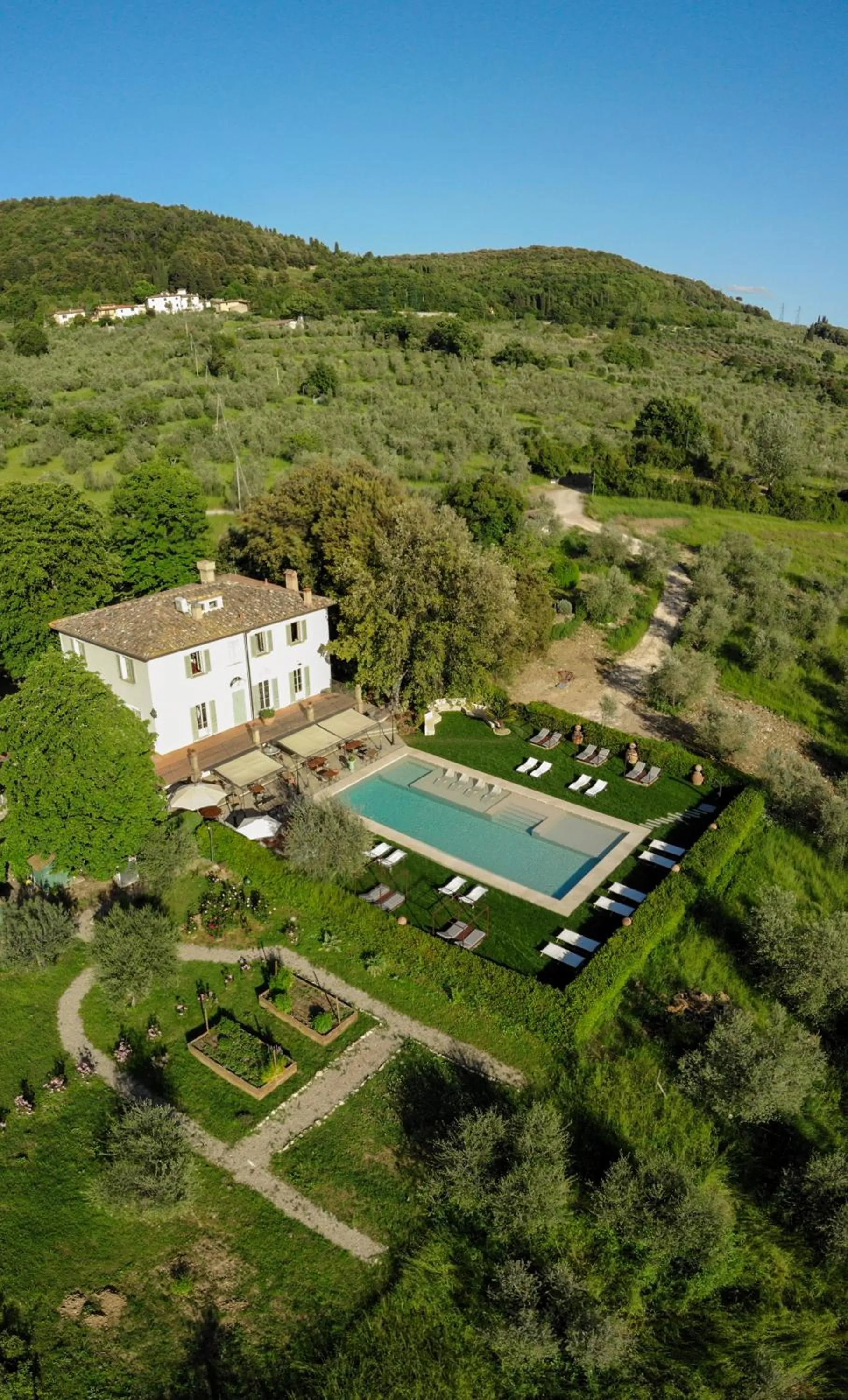Bird's eye view in Borgo I Vicelli Adults Only Relais