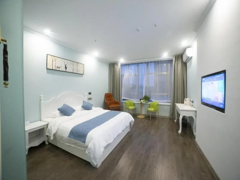 Bed in Shell Chuzhou North Bus Station Hotel