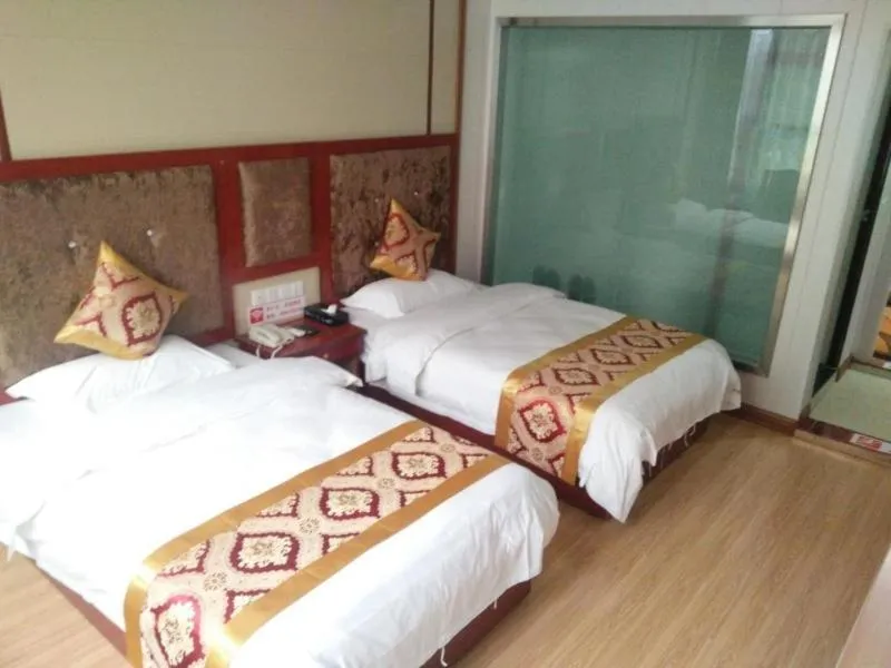 Bed in Shell Chongqing Chengkou County Passenger Transport Center Hotel