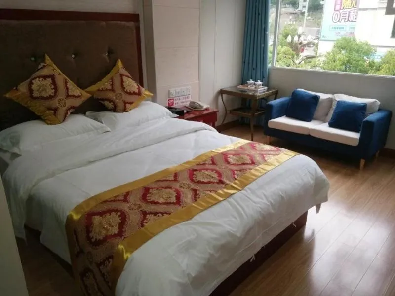 Bed in Shell Chongqing Chengkou County Passenger Transport Center Hotel