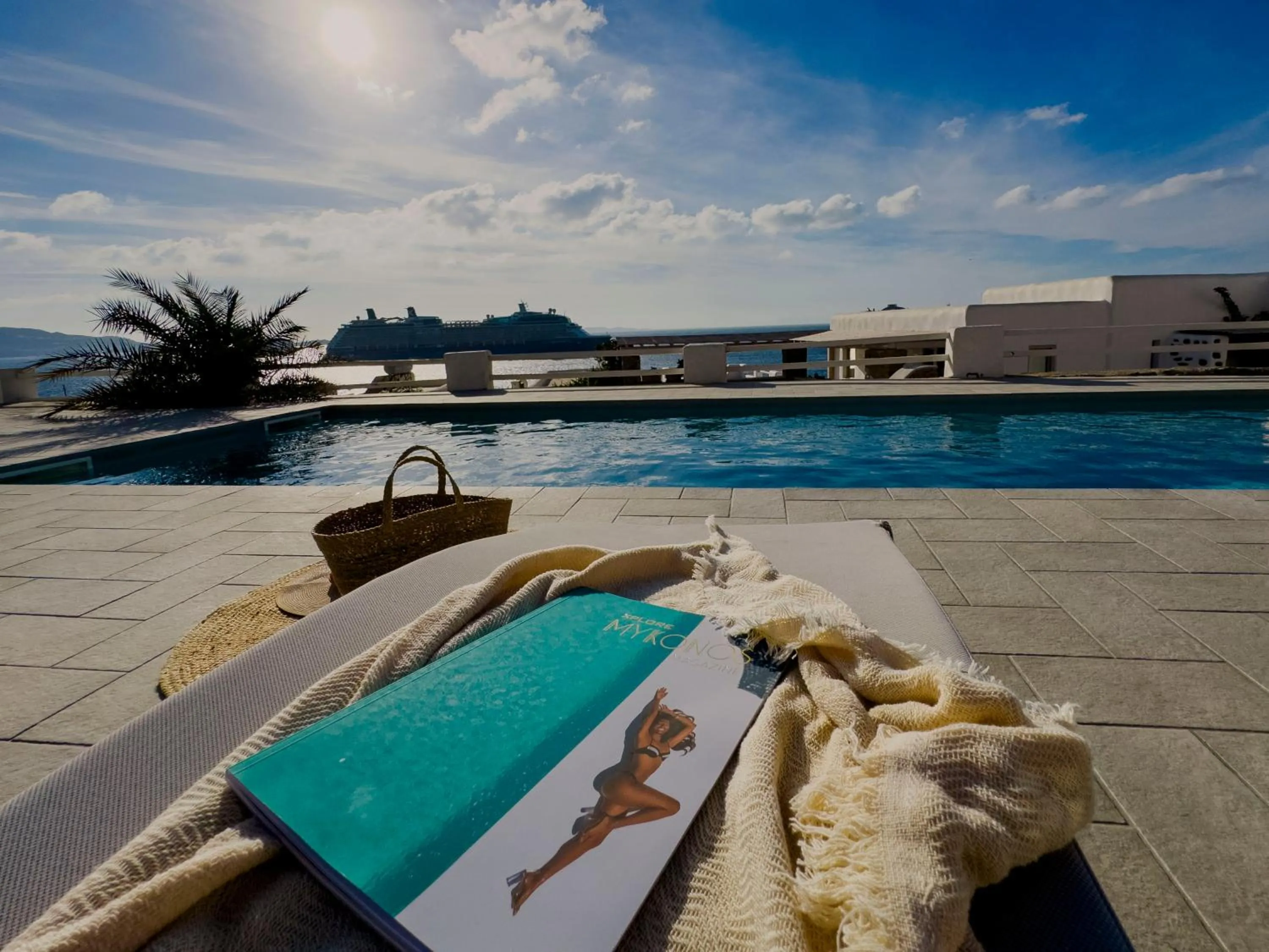 Pool view in With-inn Mykonos Suites