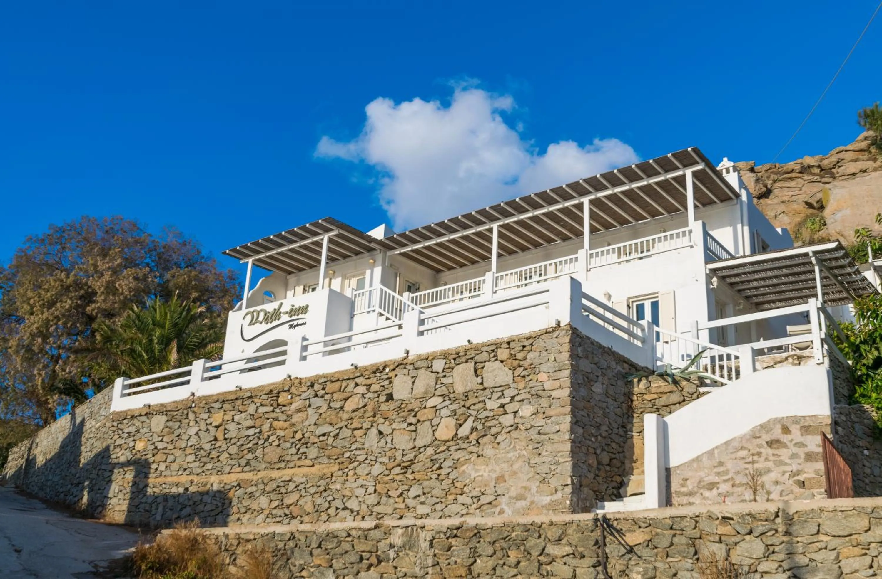 Property building in With-inn Mykonos Suites