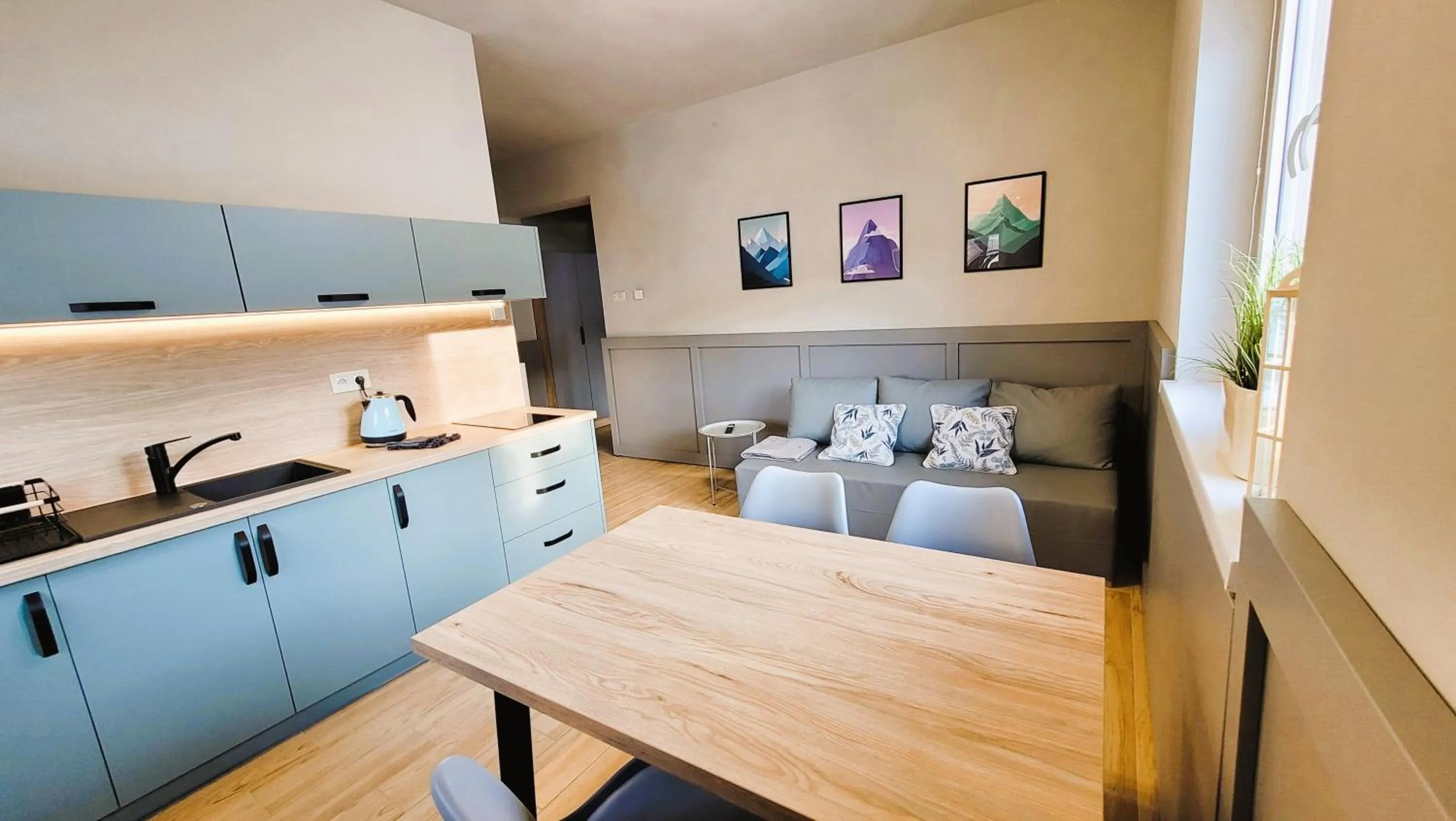 Kitchen or kitchenette in Villa Rosa