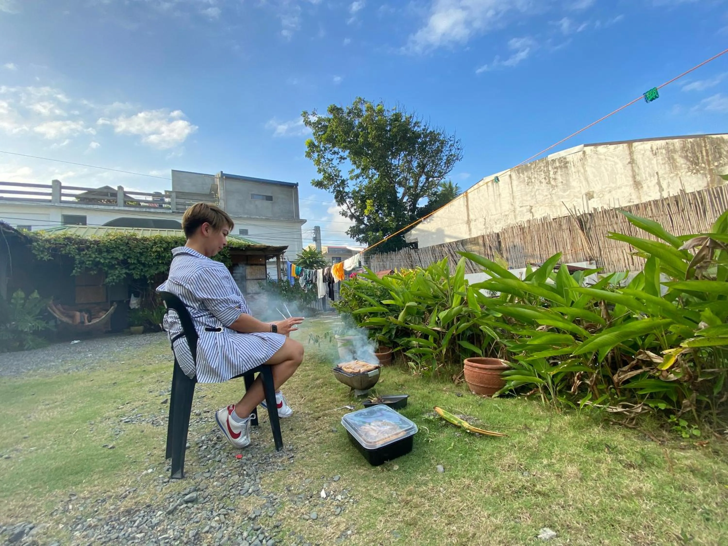 Garden in Pacific Waves Inn (Annex)