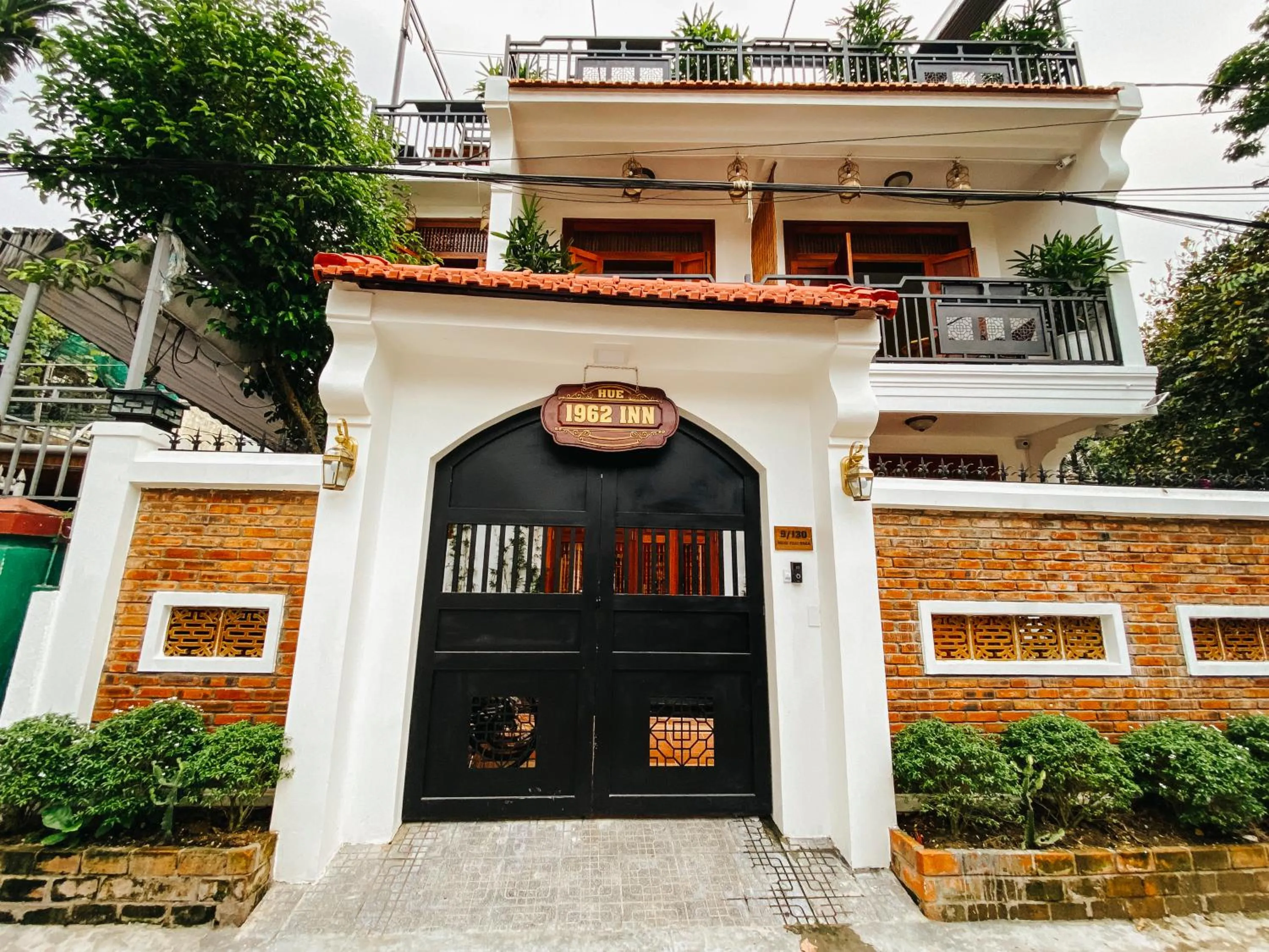 Facade/entrance in Hue 1962 INN