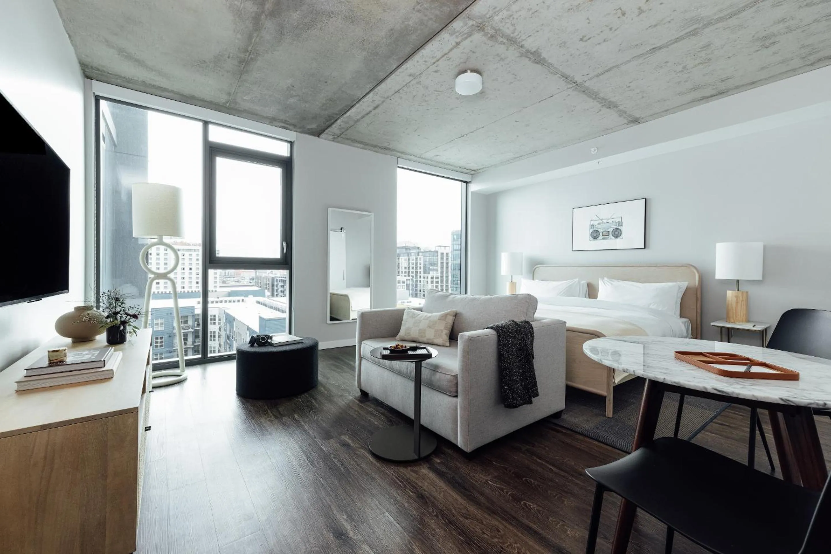 Bedroom, Bed in Mint House Denver - Downtown Union Station