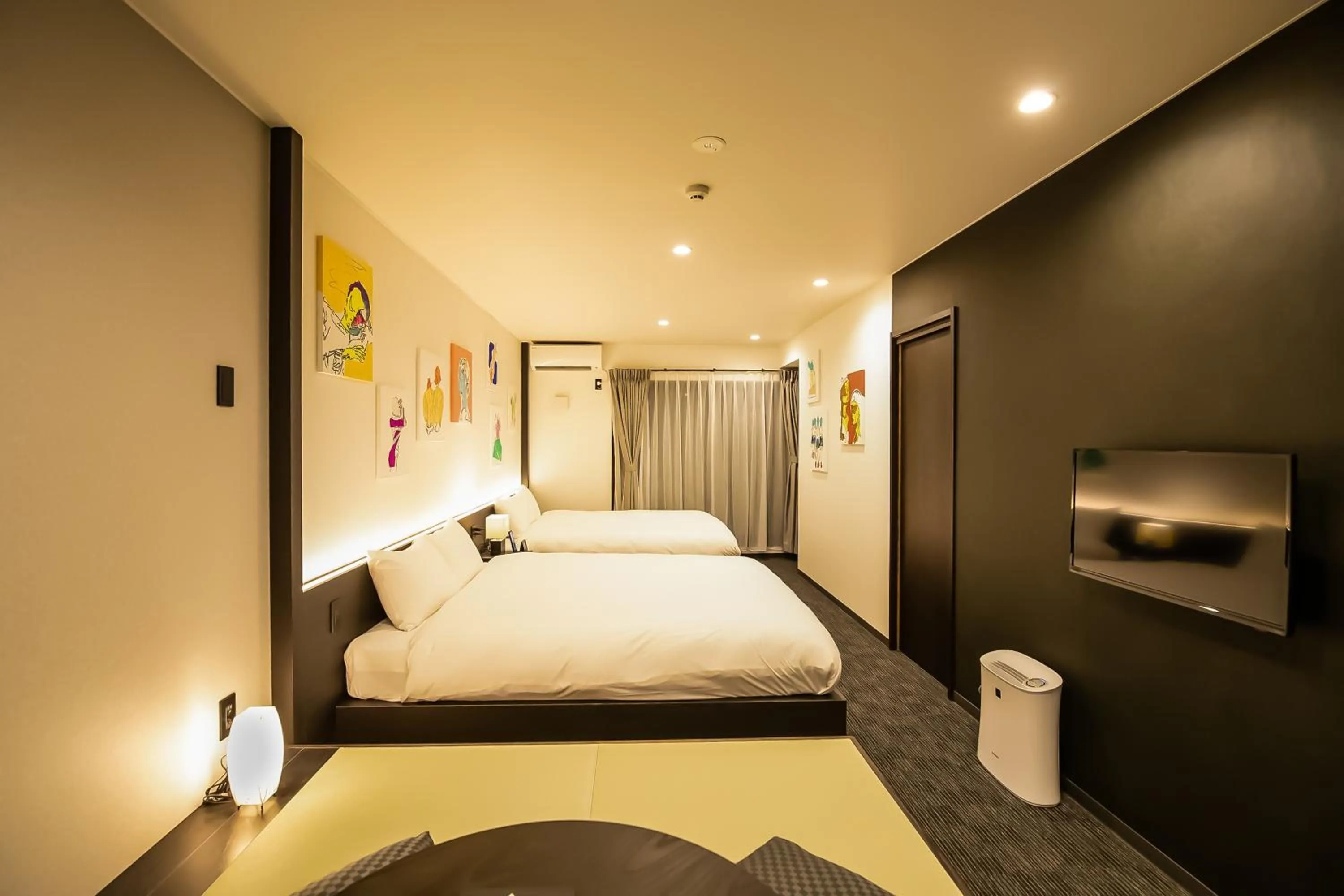 Bed in Akari Nijo-jo