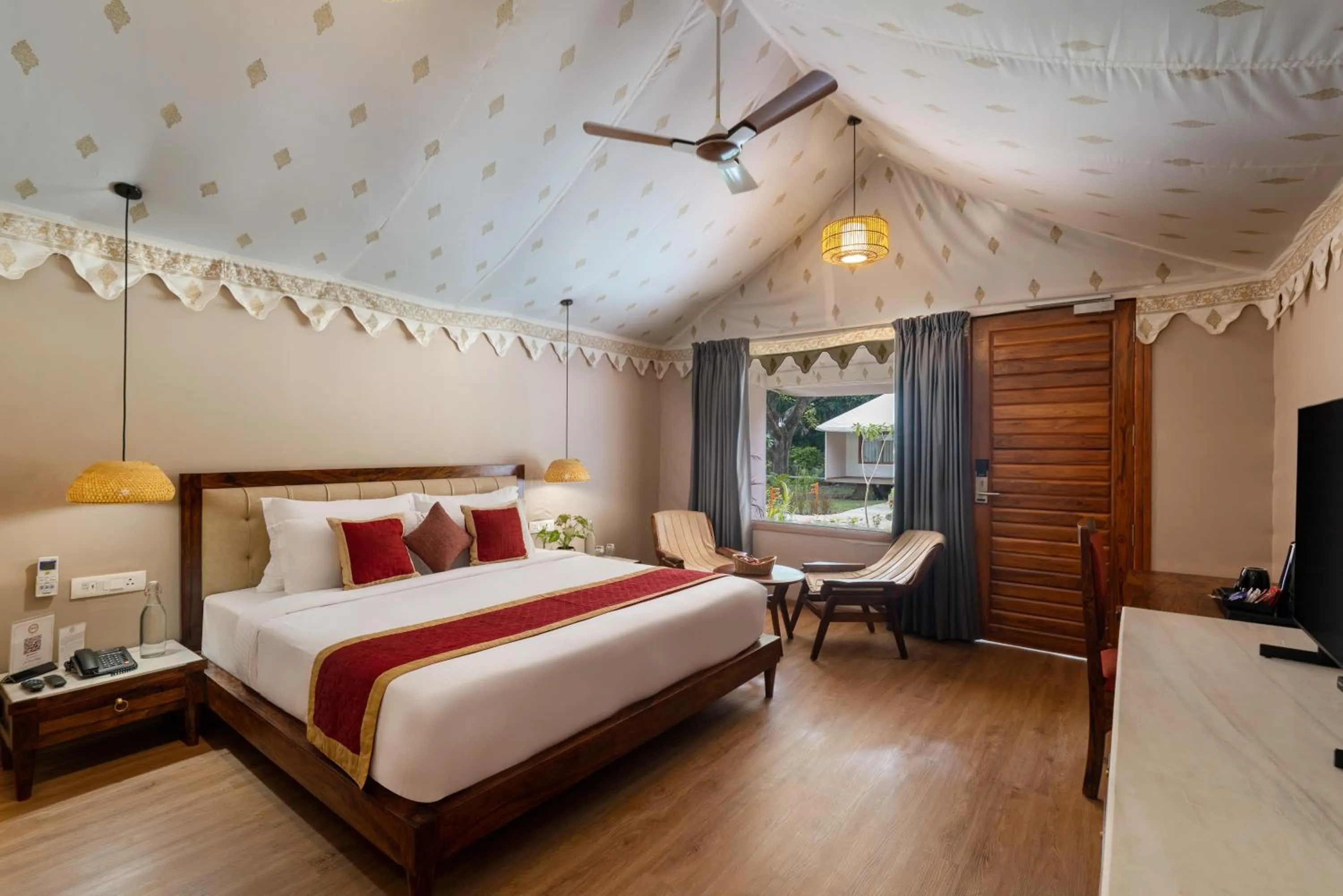 hair dresser, Bed in Aranya Vilas - A Nature Resort