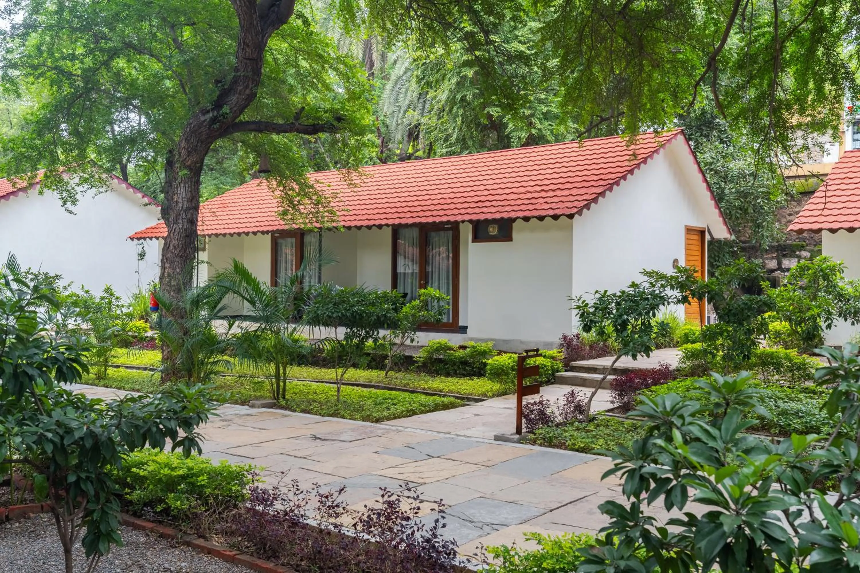 Facade/entrance in Aranya Vilas - A Nature Resort