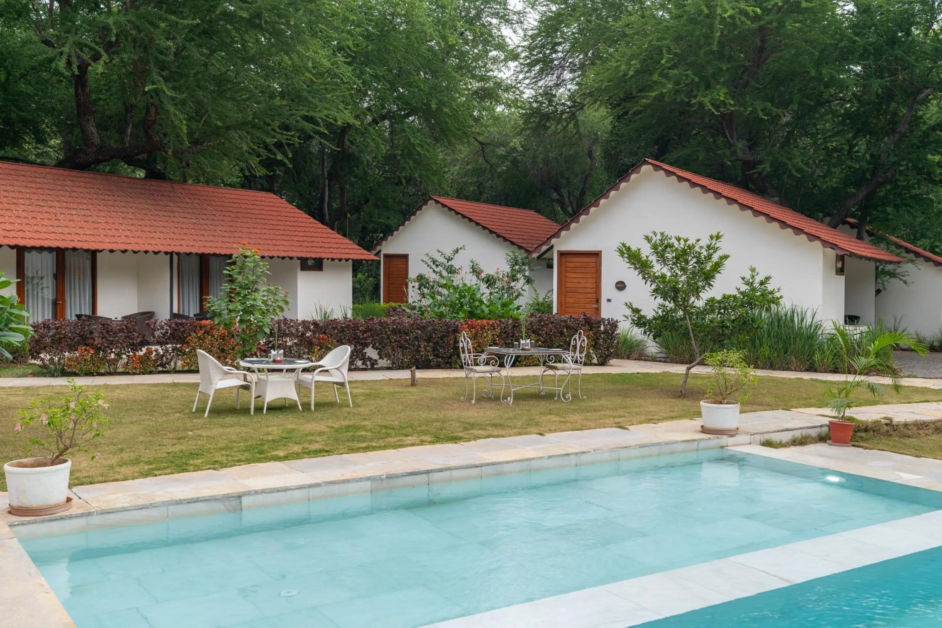 Pool view in Aranya Vilas - A Nature Resort