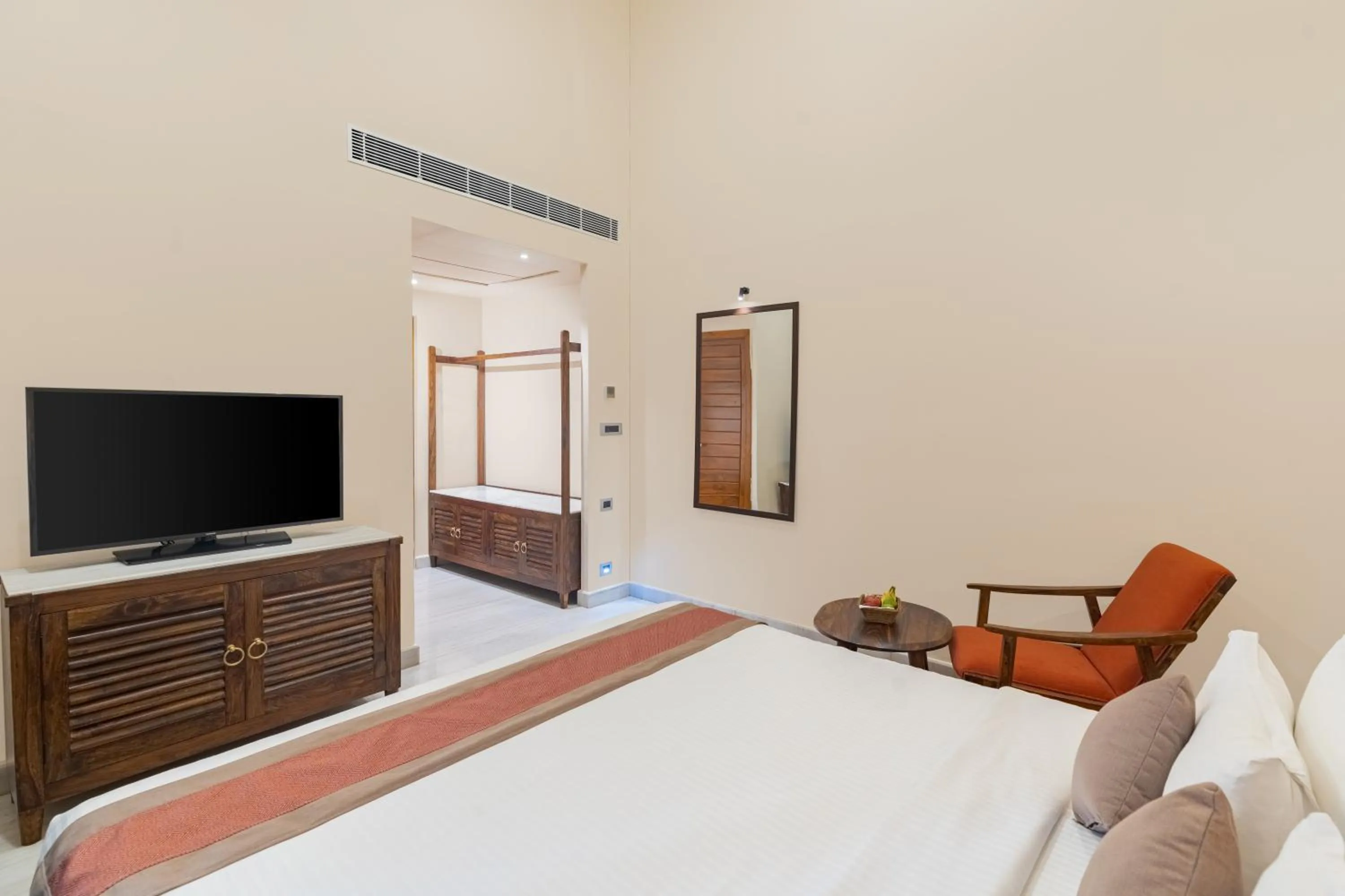 Bedroom, Bed in Aranya Vilas - A Nature Resort