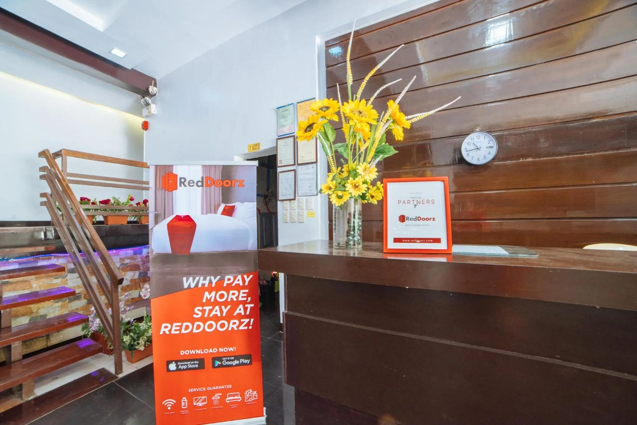 Lobby or reception in RedDoorz near San Juanico Bridge