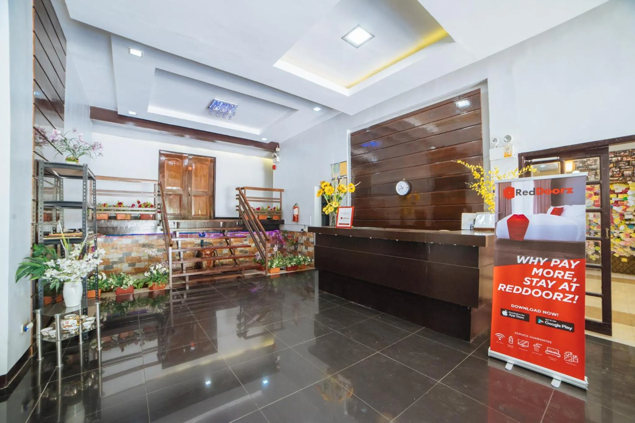 Lobby or reception in RedDoorz near San Juanico Bridge