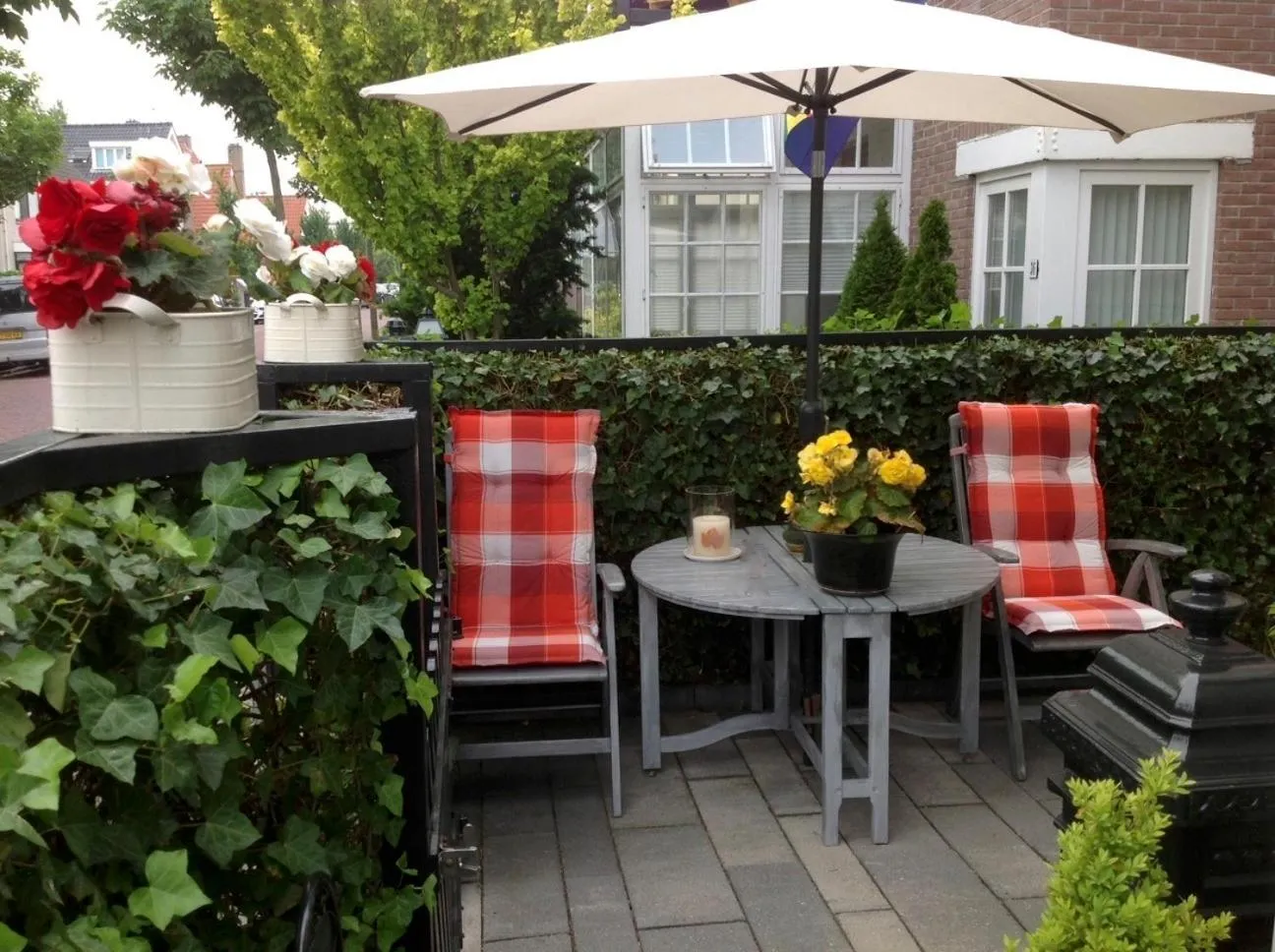 Garden in Mevira Appartement