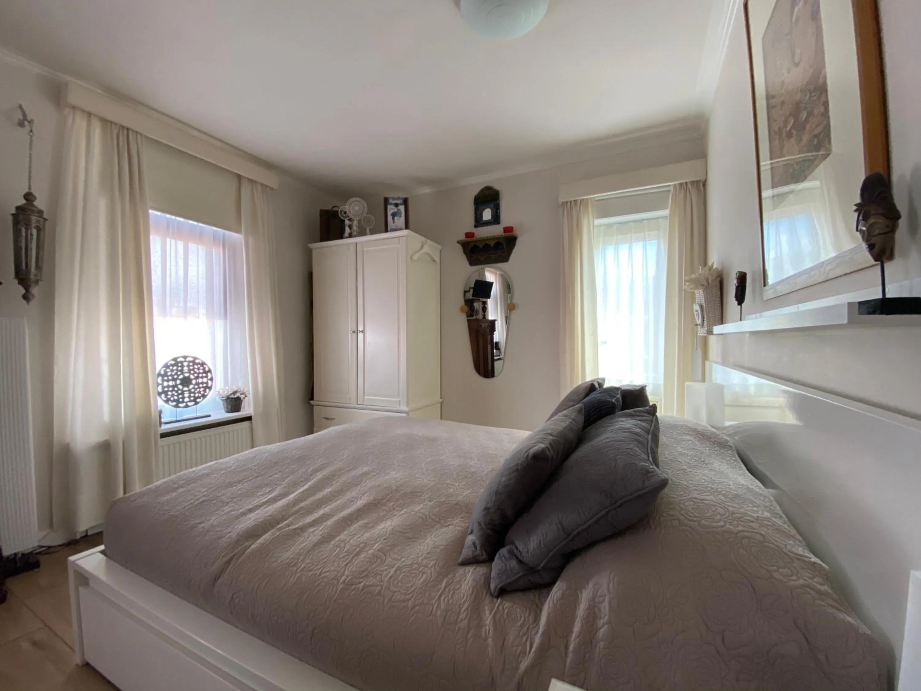Balcony/Terrace, Bed in Mevira Appartement