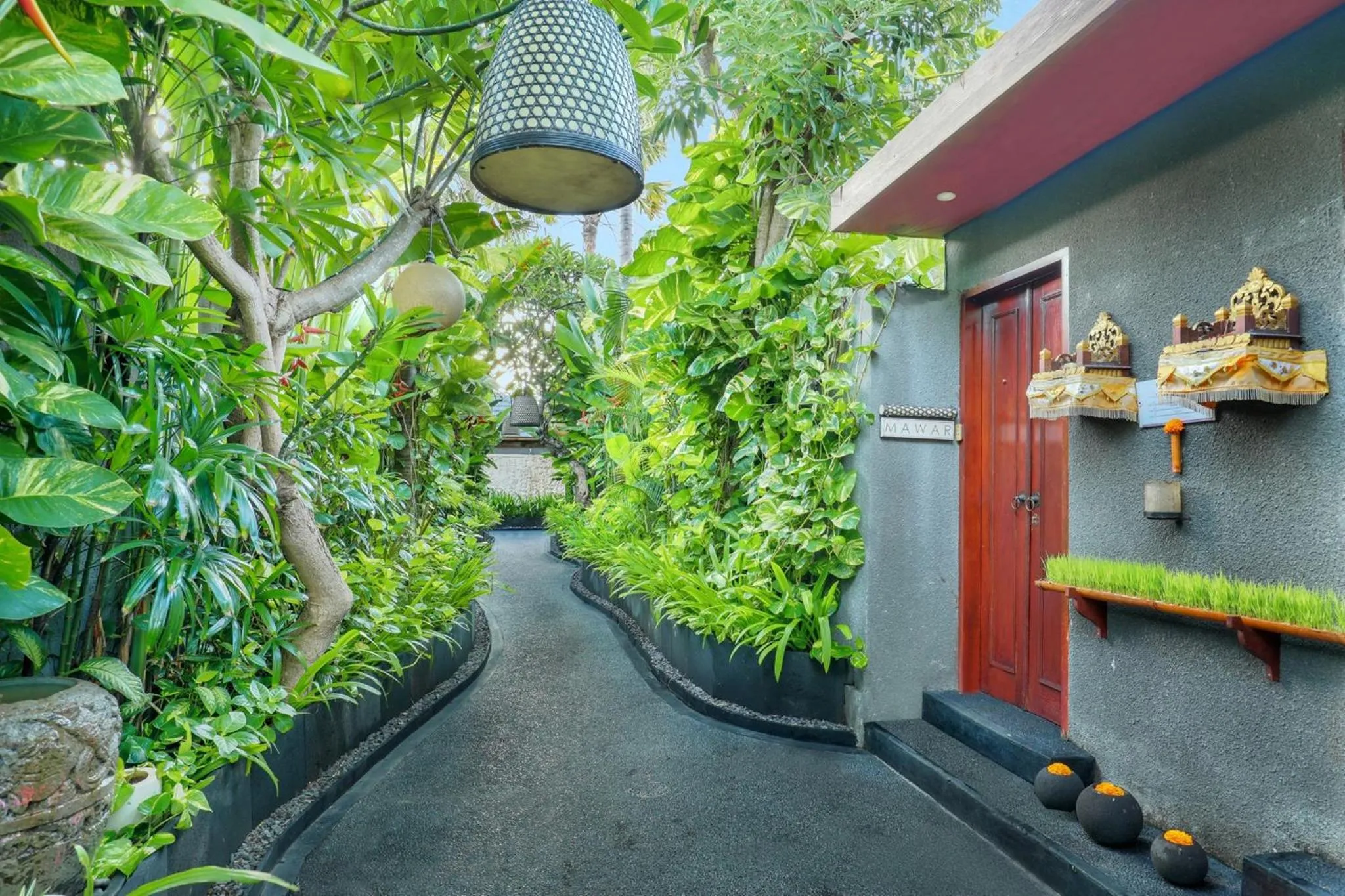 Facade/entrance in Seminyak Sanctuary Villa by Ini Vie Hospitality