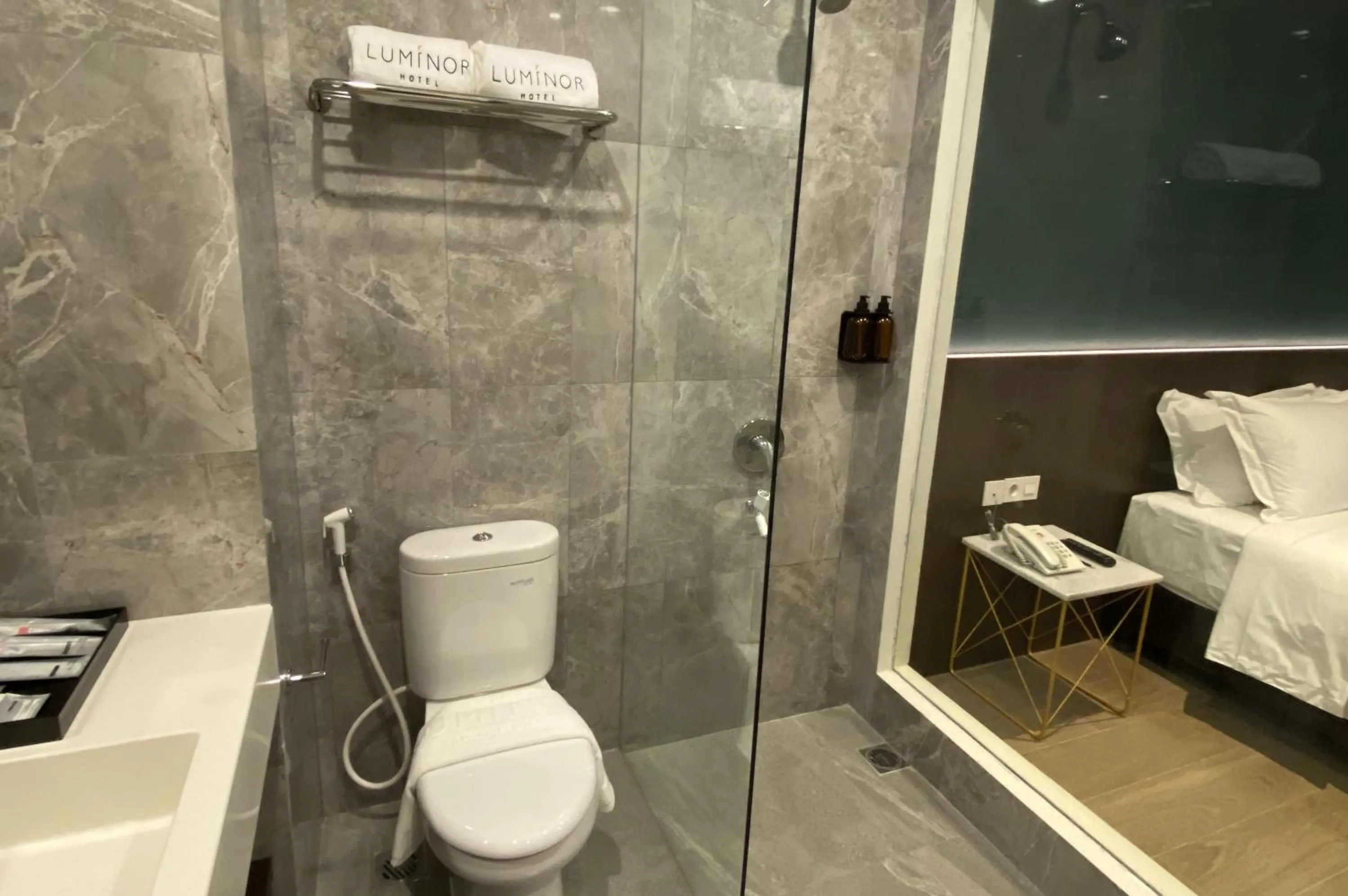 Bathroom in Luminor Hotel Tanjung Selor By WH