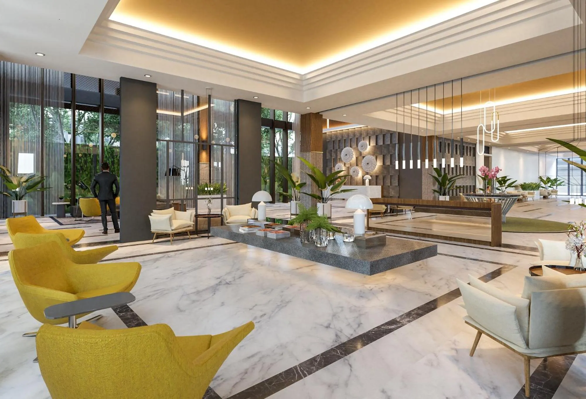 Lobby or reception in Luminor Hotel Tanjung Selor By WH