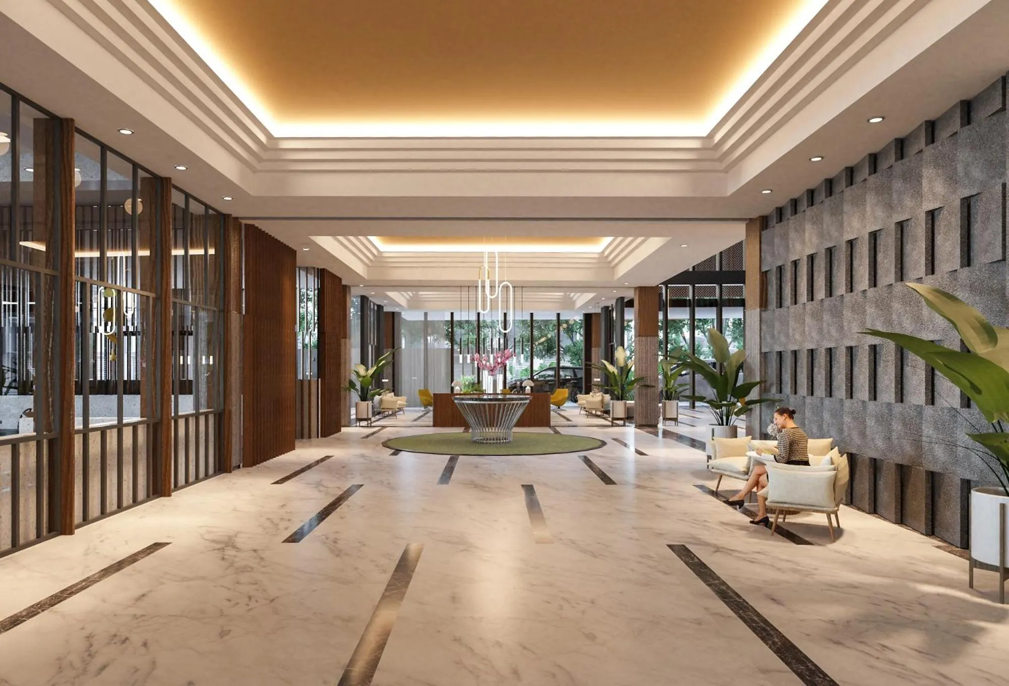 Lounge or bar in Luminor Hotel Tanjung Selor By WH