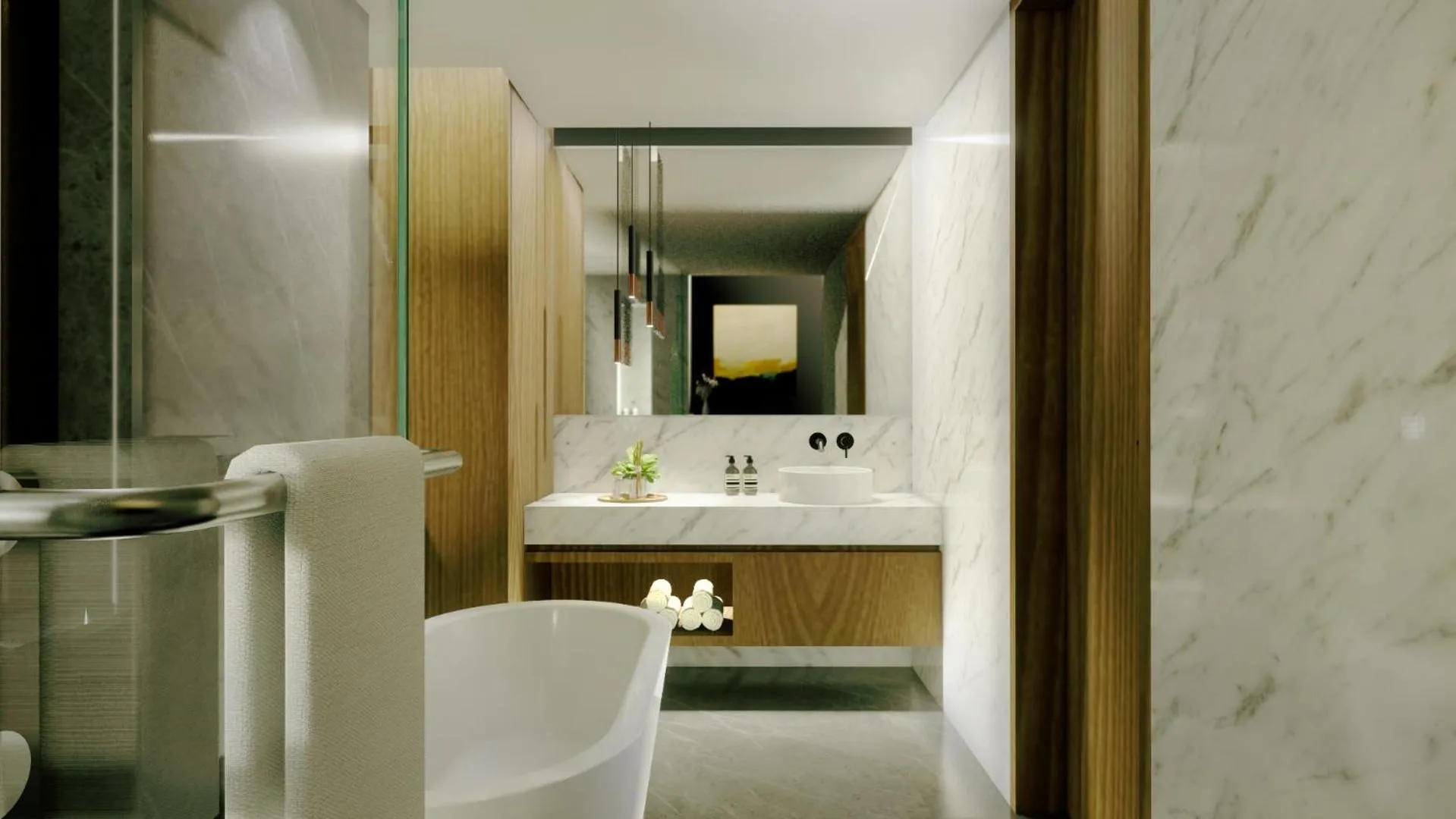 Bathroom in Luminor Hotel Tanjung Selor By WH