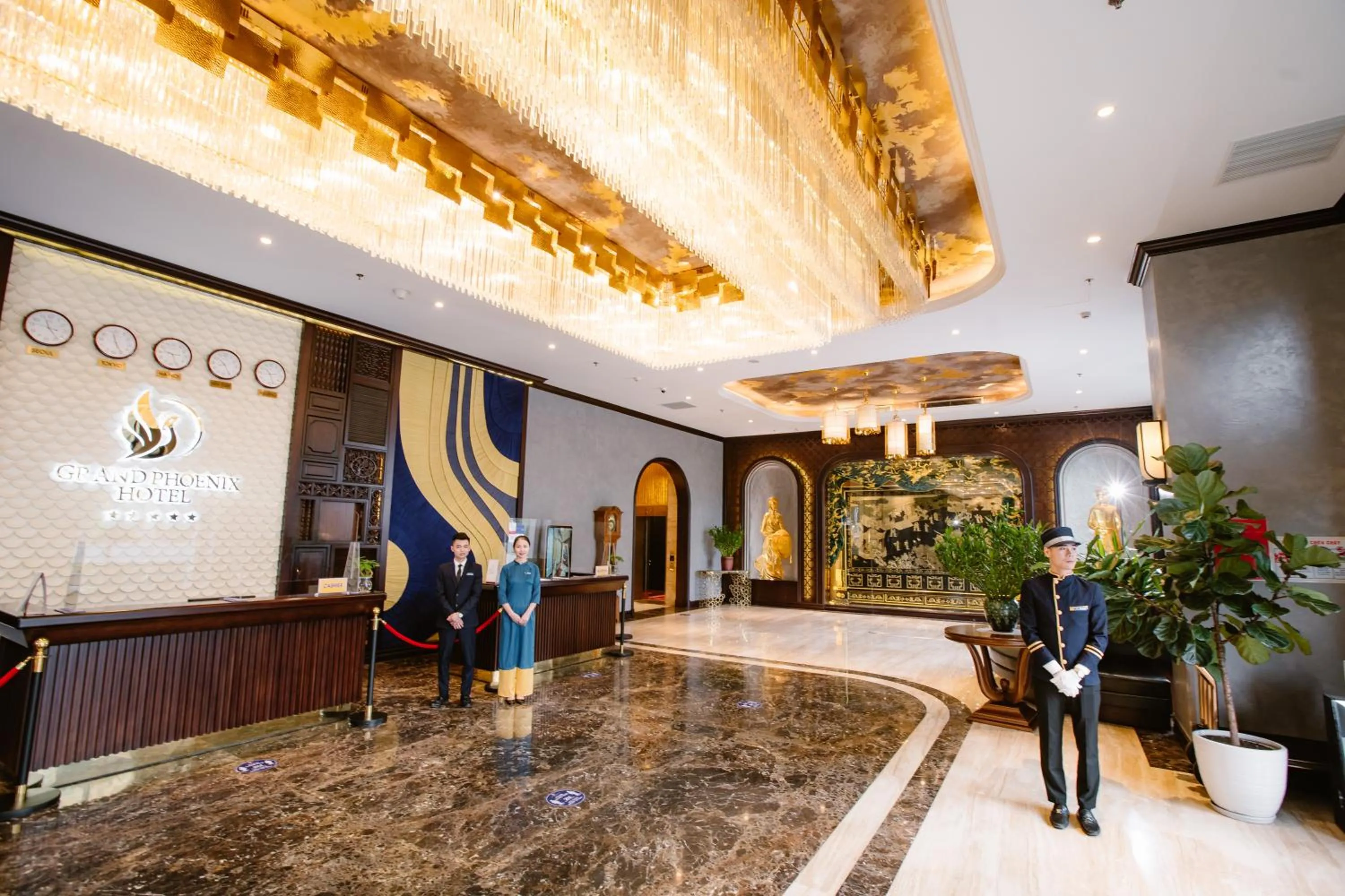 Lobby or reception in Grand Phoenix Hotel Bac Ninh
