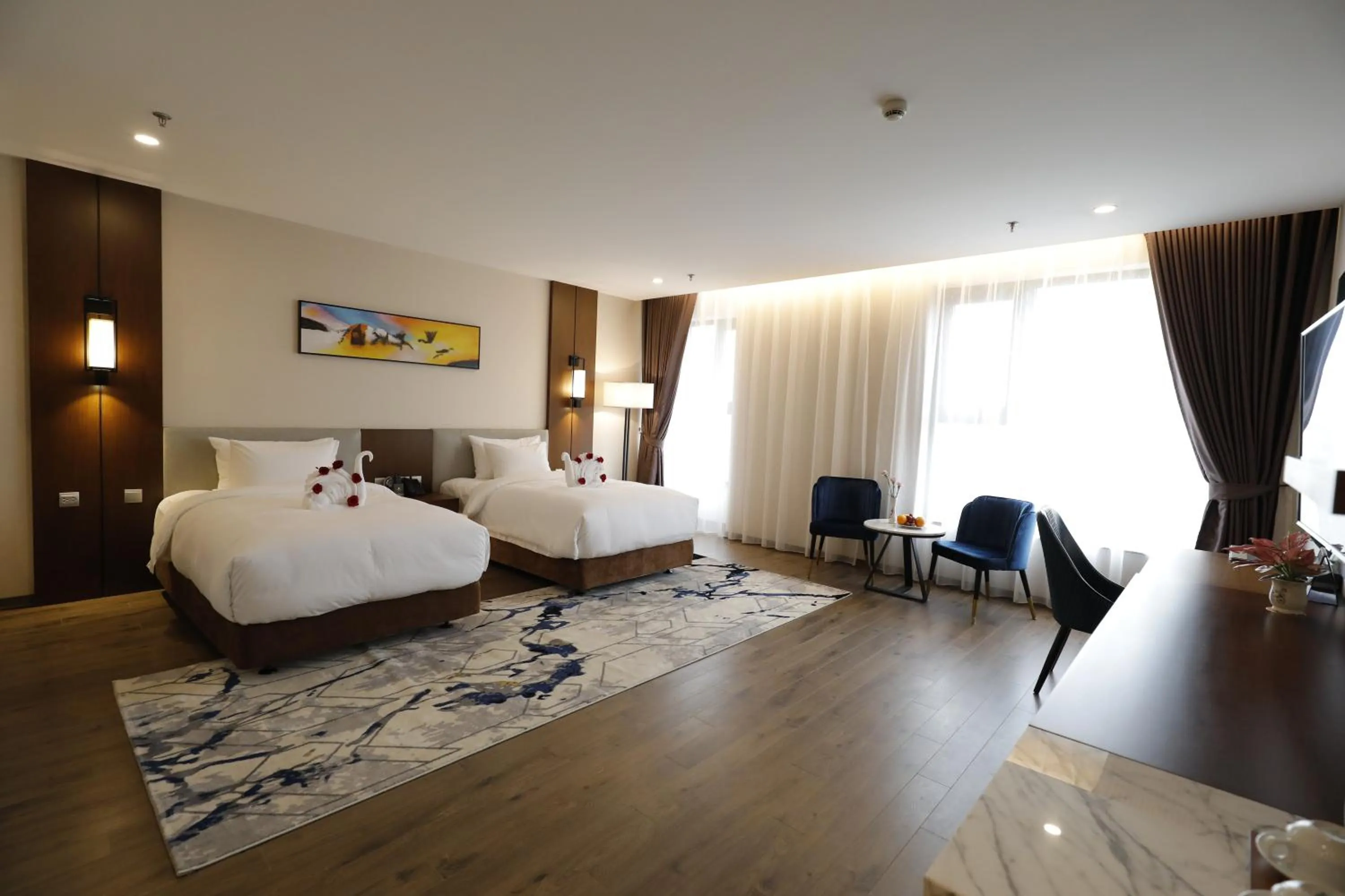 Bed in Grand Phoenix Hotel Bac Ninh