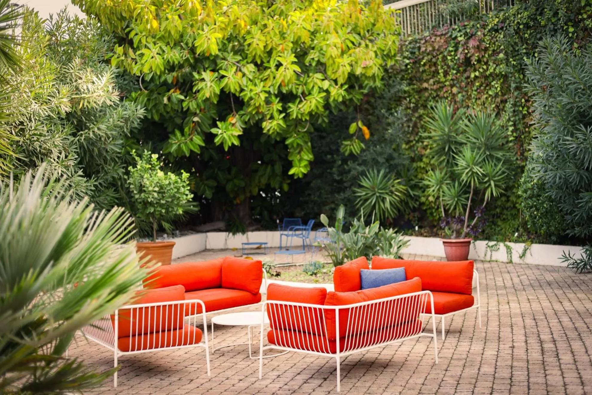 Patio in Hôtel Josse