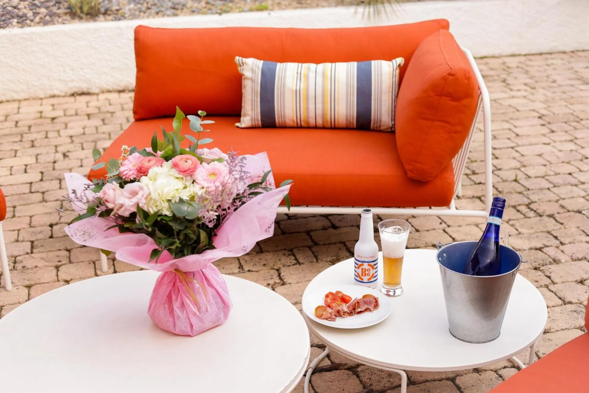 Patio in Hôtel Josse