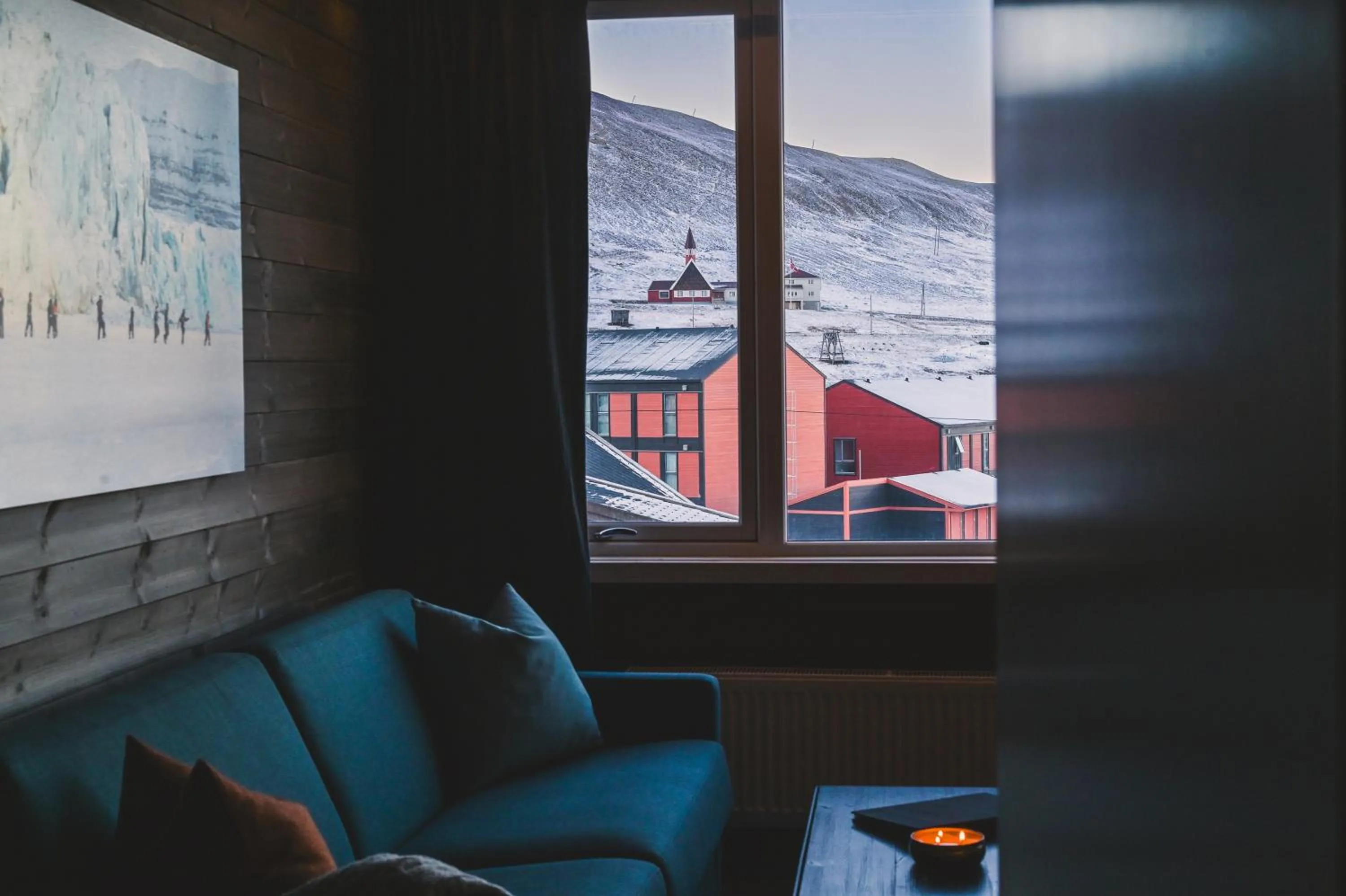 Living room in Svalbard Hotell | Lodge