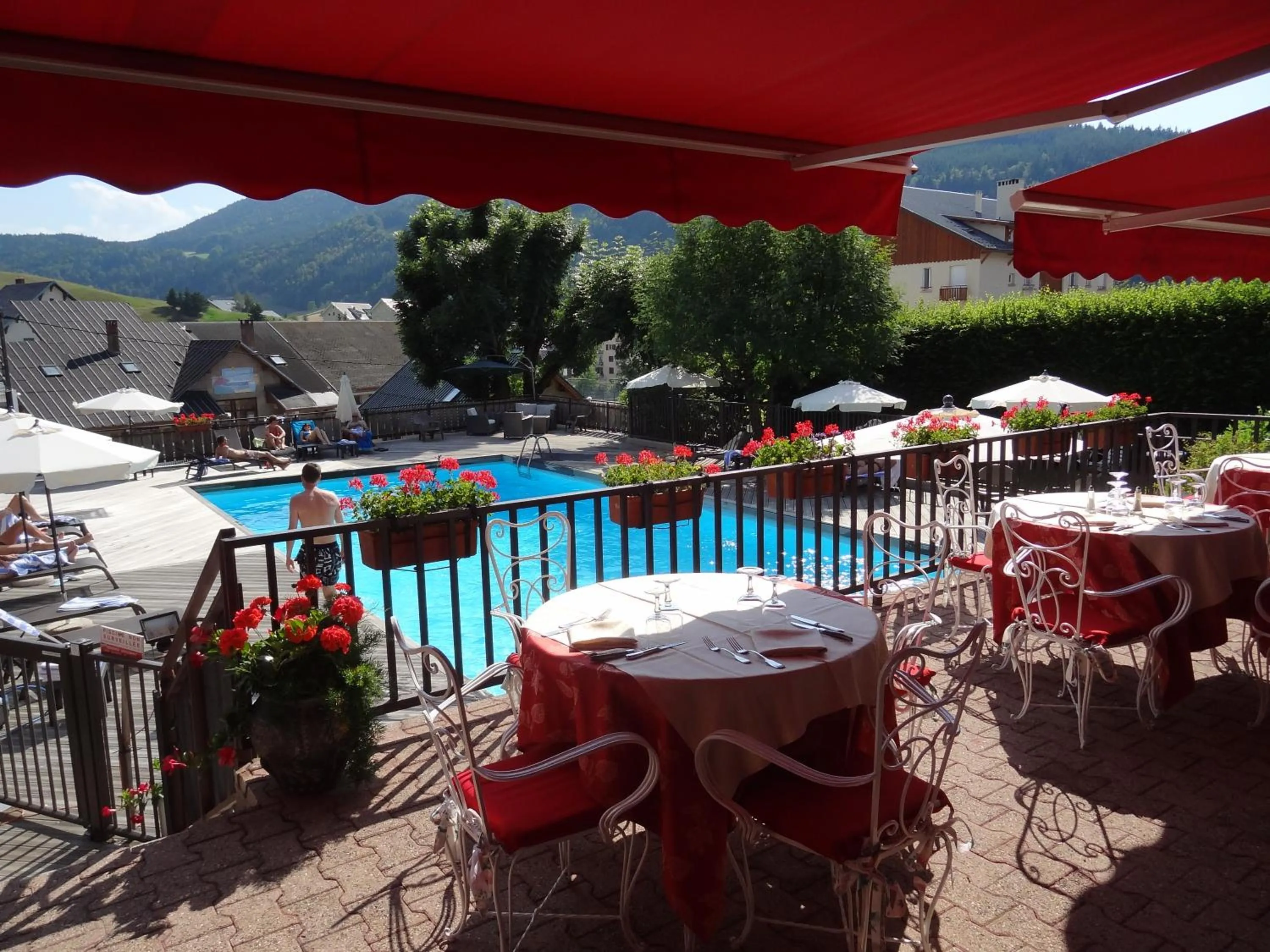 Patio in Hotel Christiania