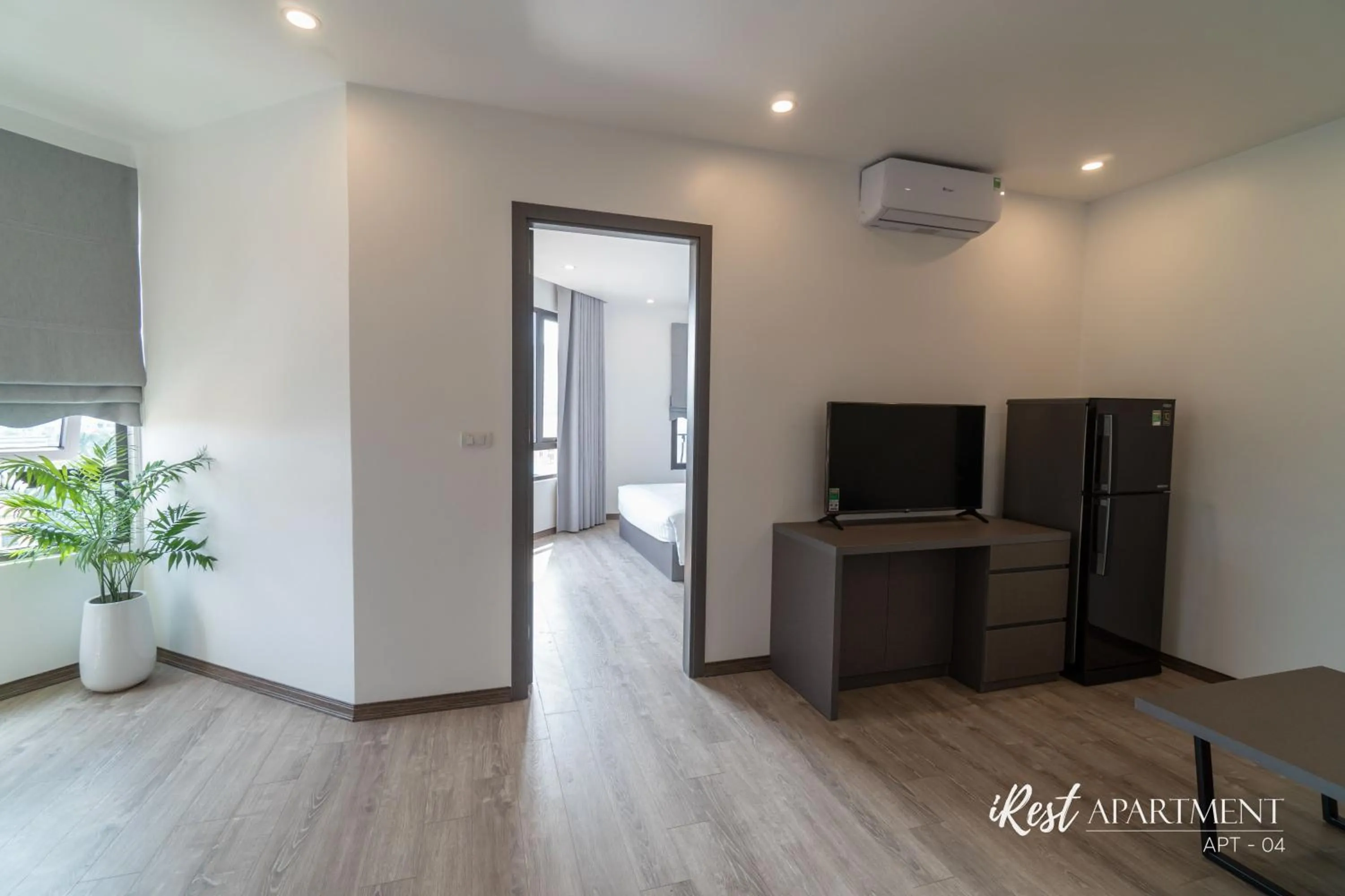 Communal lounge/ TV room in iRest Apartment Vinh Yen