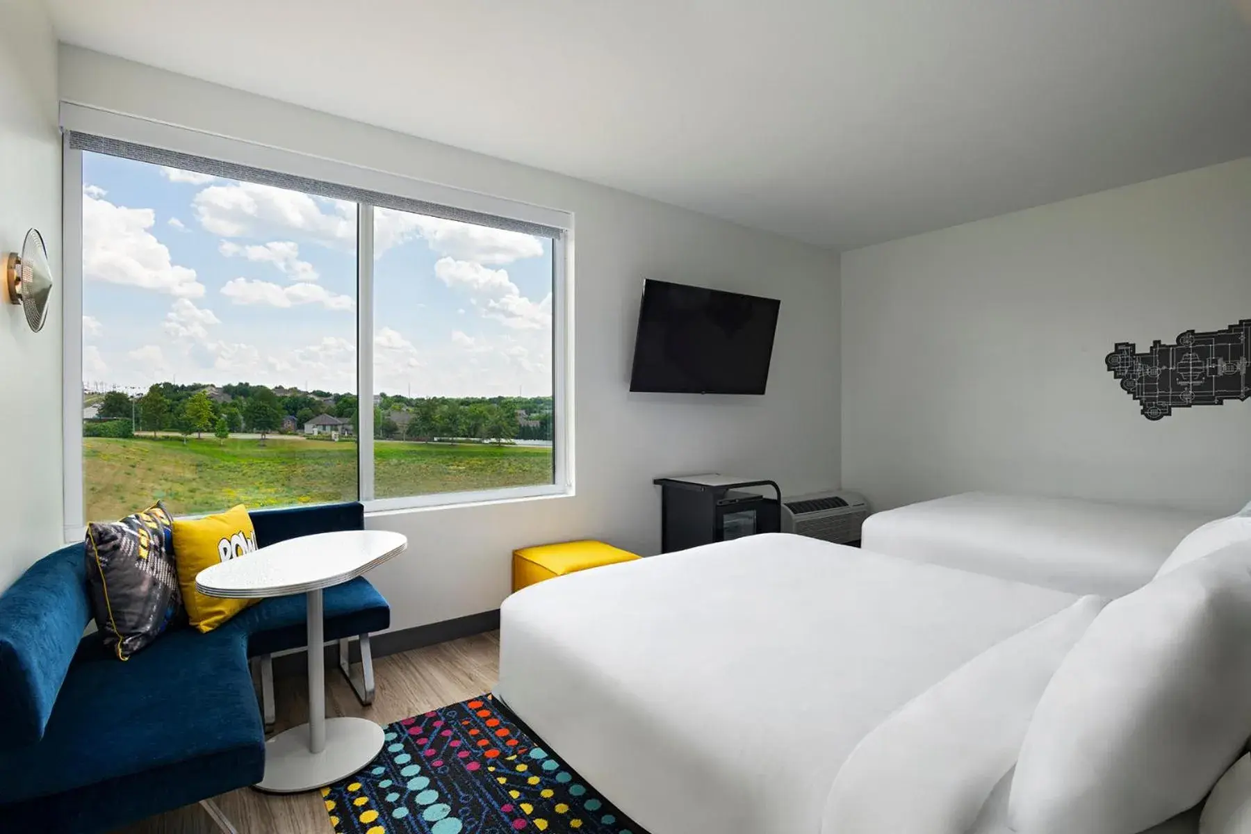 Aloft, Guest room, 2 Queen in Aloft Omaha West Aloft, Guest room, 2 Queen in Aloft Omaha West
