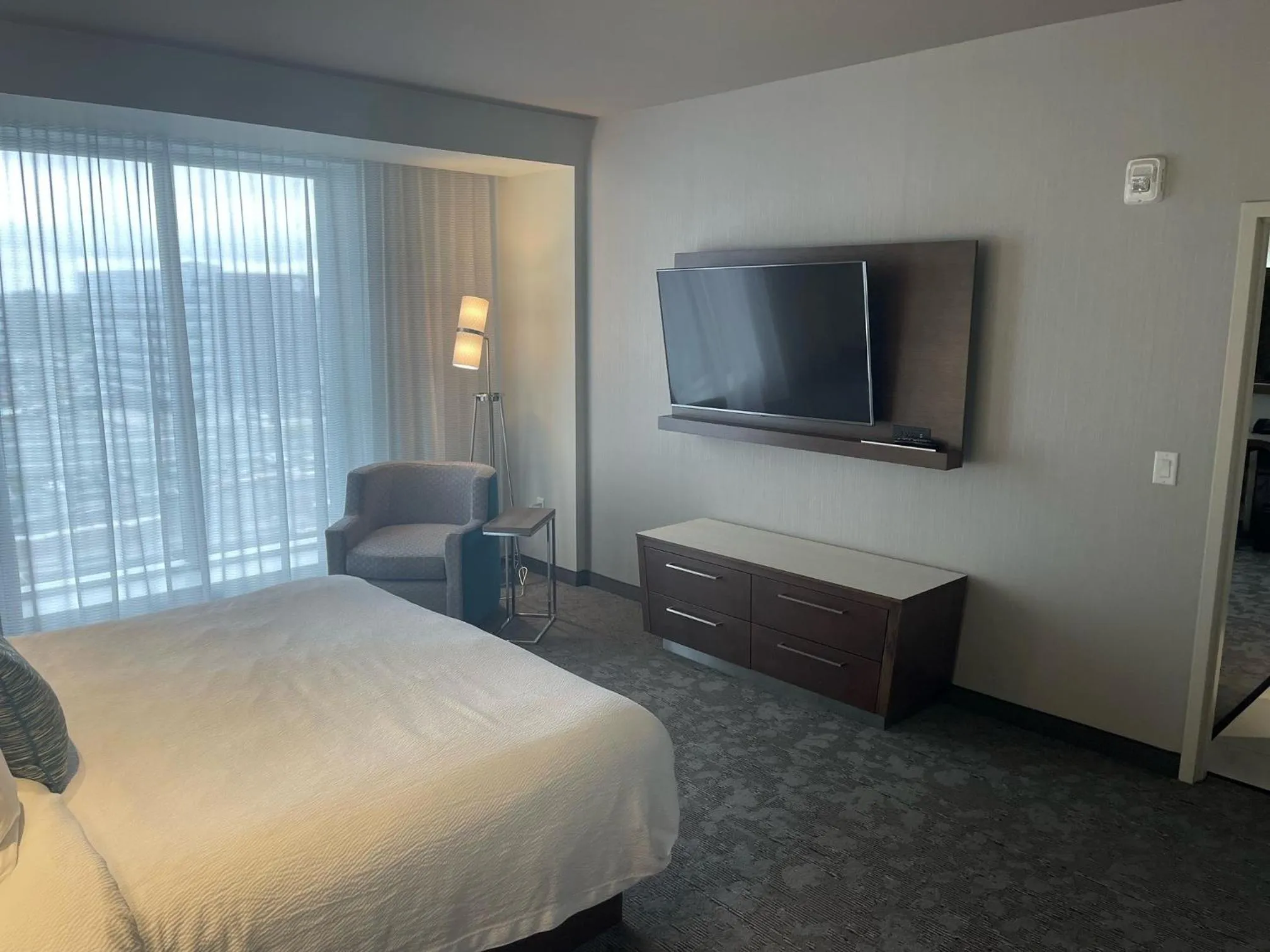 Bed in Courtyard by Marriott Montreal Brossard
