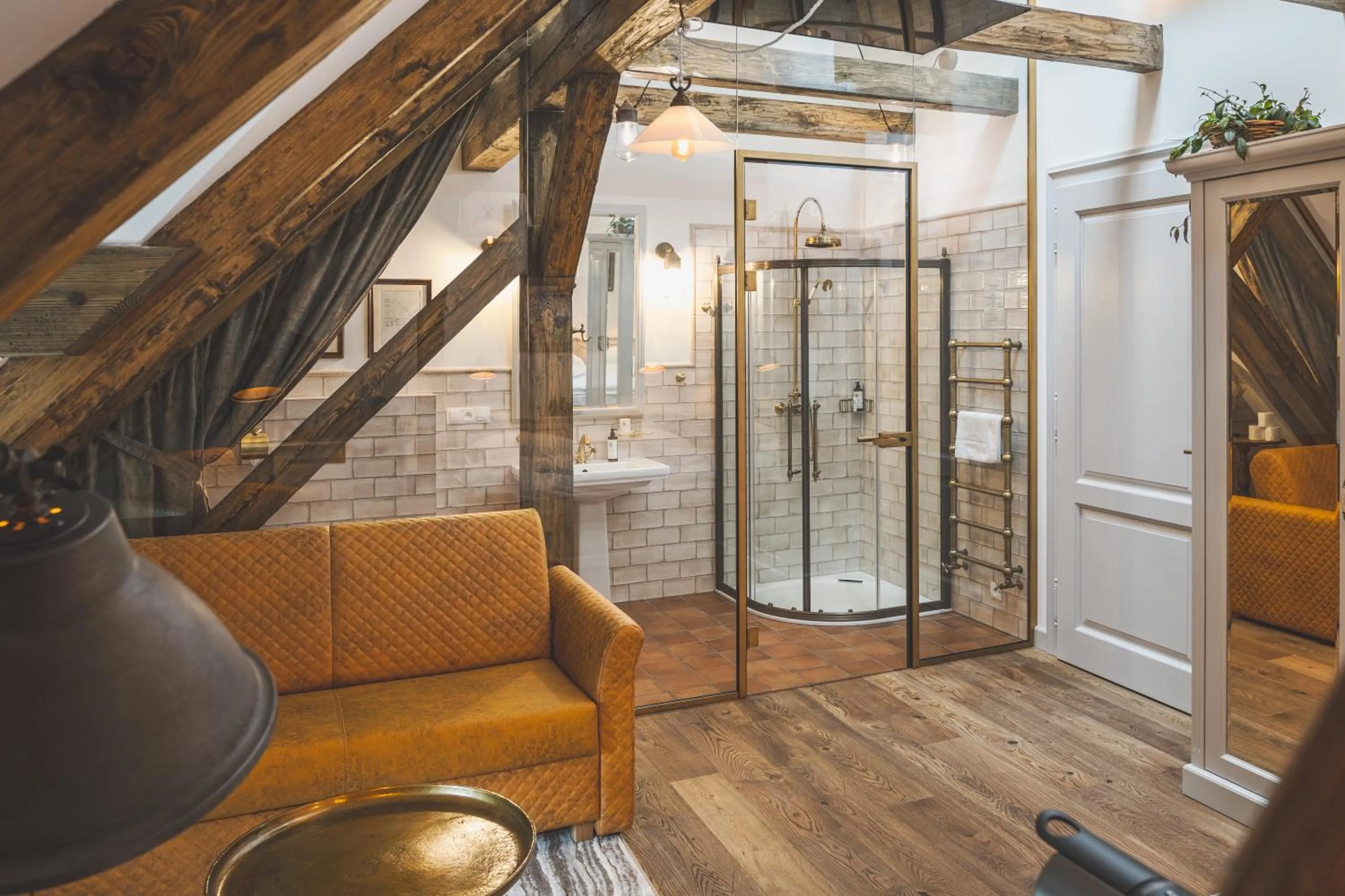 Shower in Apartmány Šupina