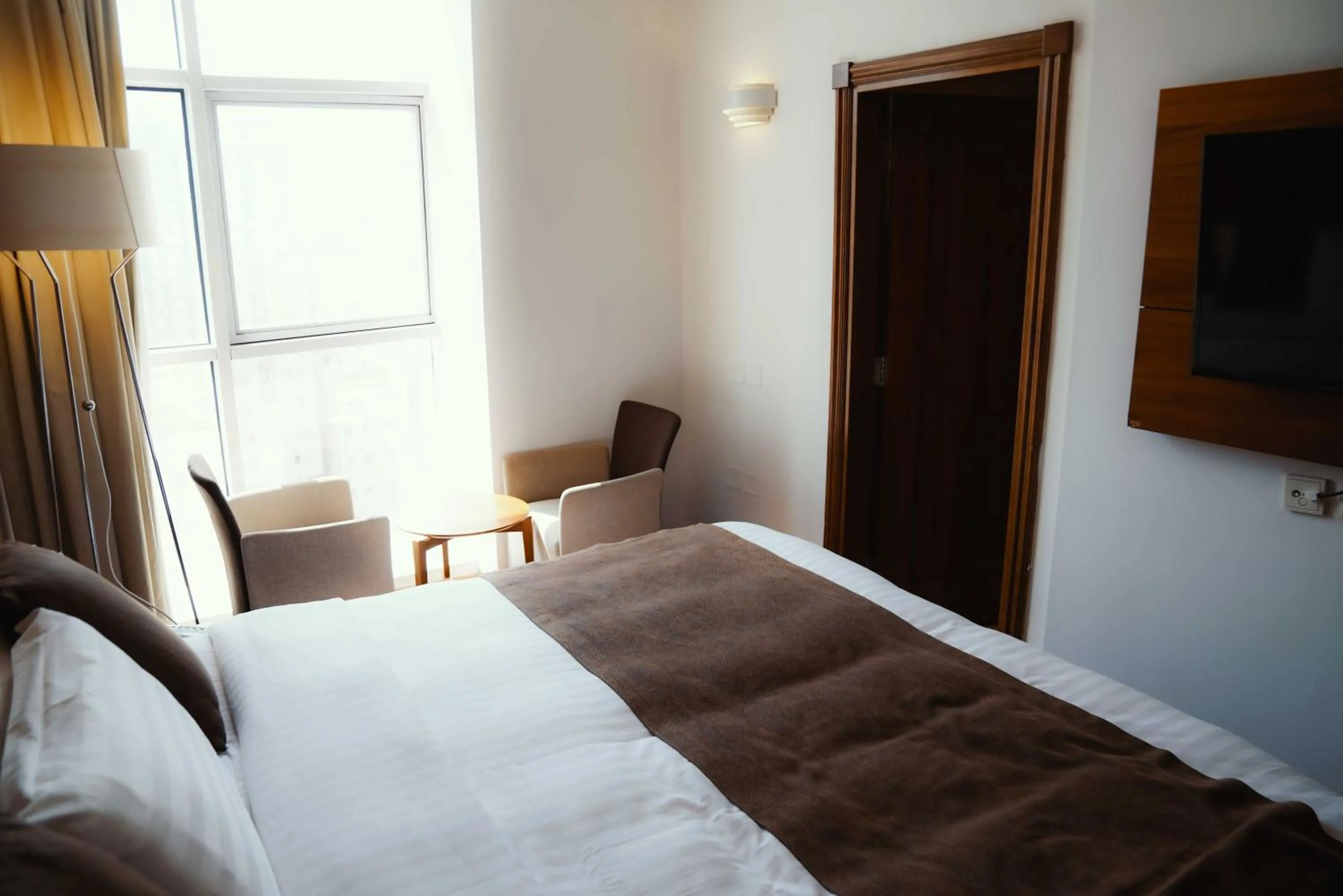 Bed in Nour Althuria Hotel - Elaf Almaqam