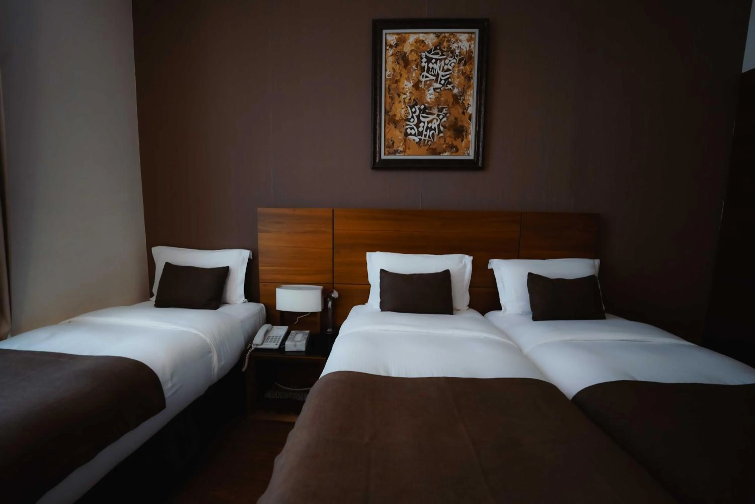 Bed in Nour Althuria Hotel - Elaf Almaqam