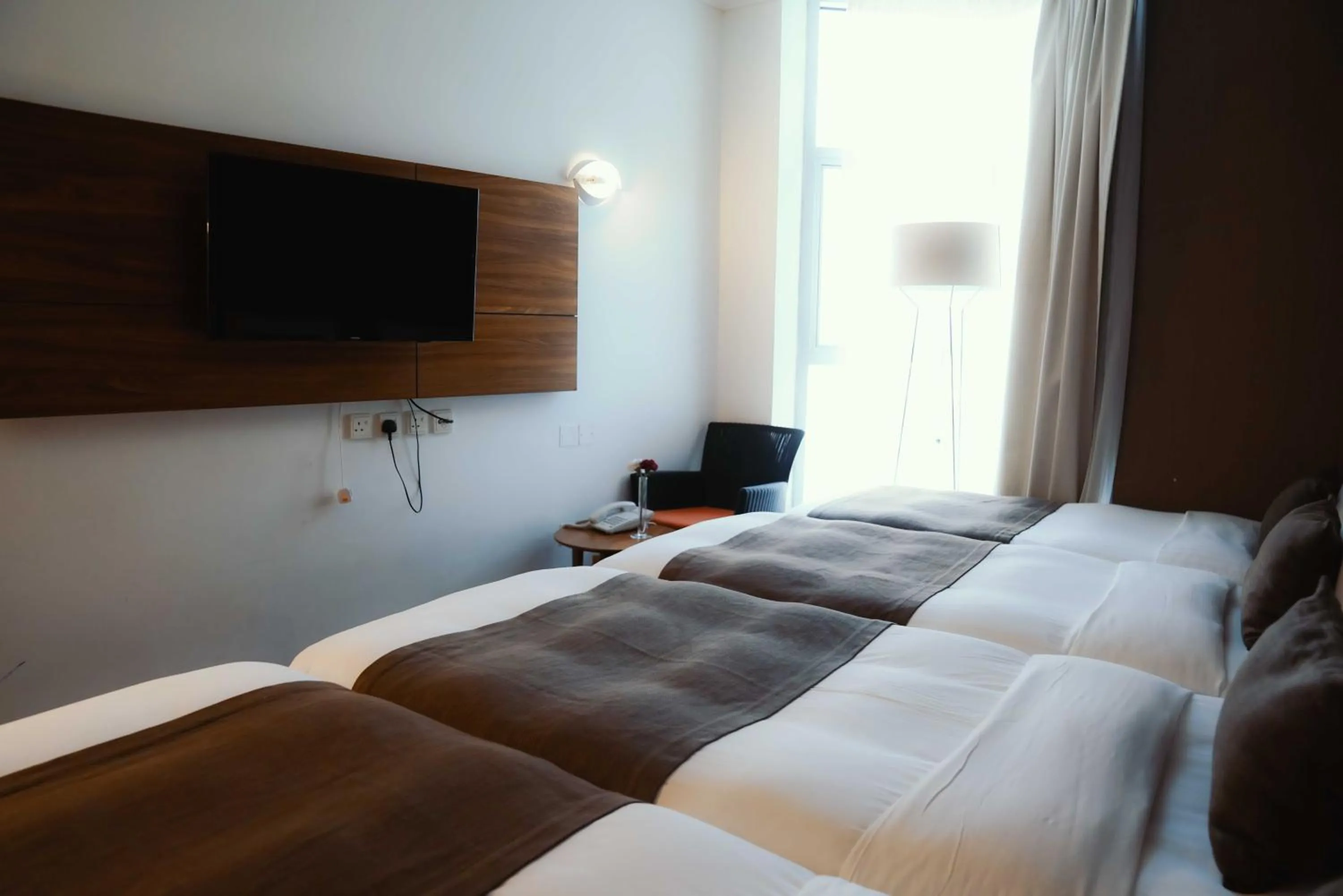 Bed in Nour Althuria Hotel - Elaf Almaqam