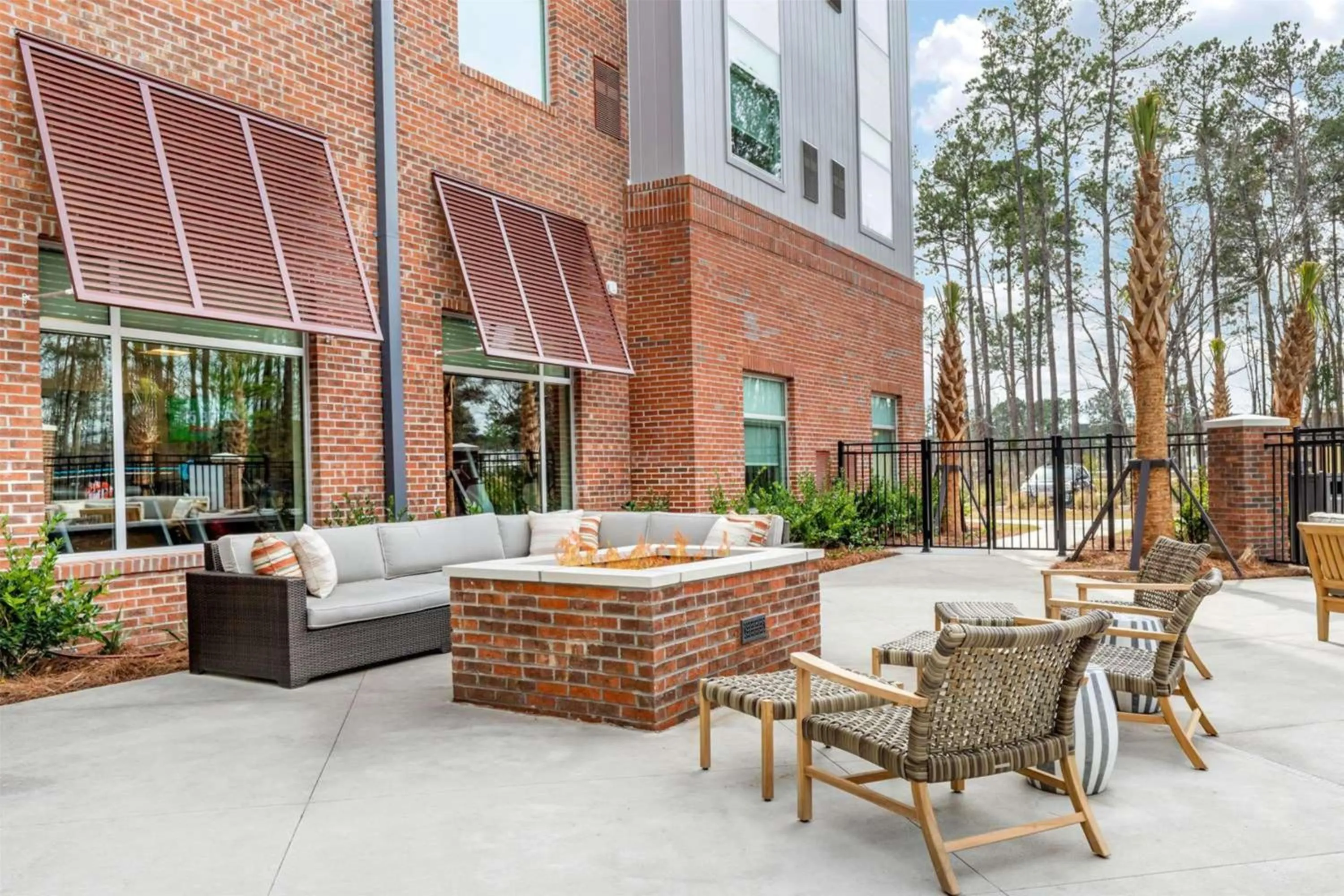 Patio in DoubleTree by Hilton Summerville Nexton