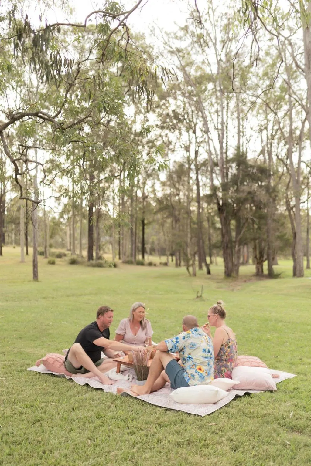 People in Tuckers Lane Boutique Accommodation