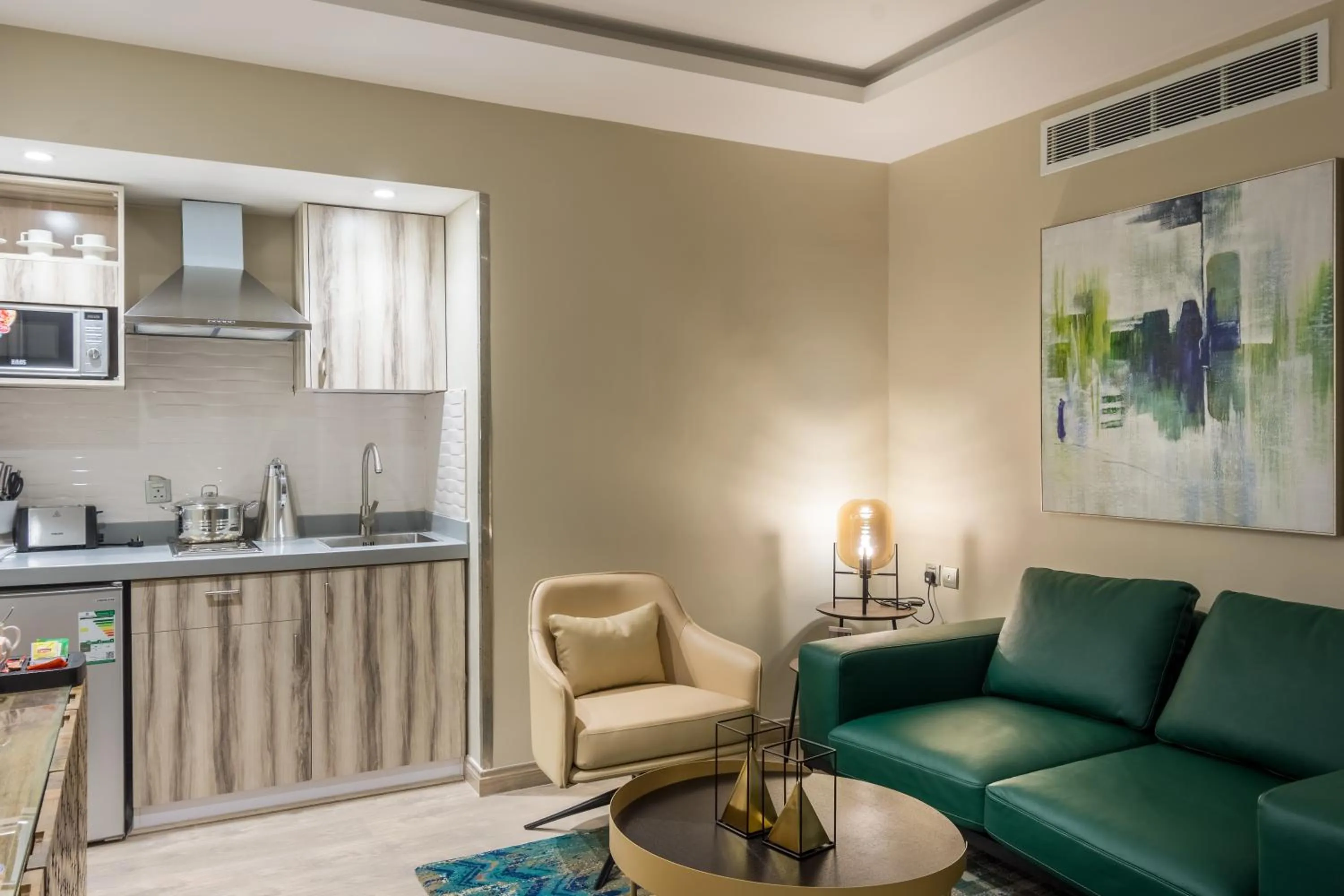 Communal kitchen in Ewaa Express Hotel - Gaber