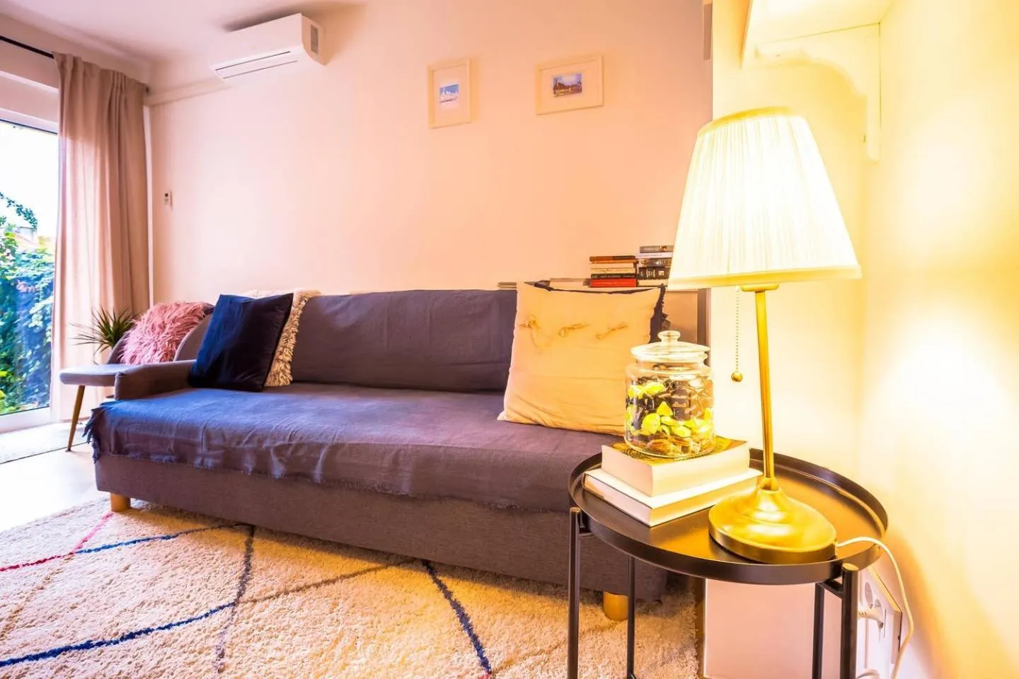 Seating area in Number 28 Boutique Apartment