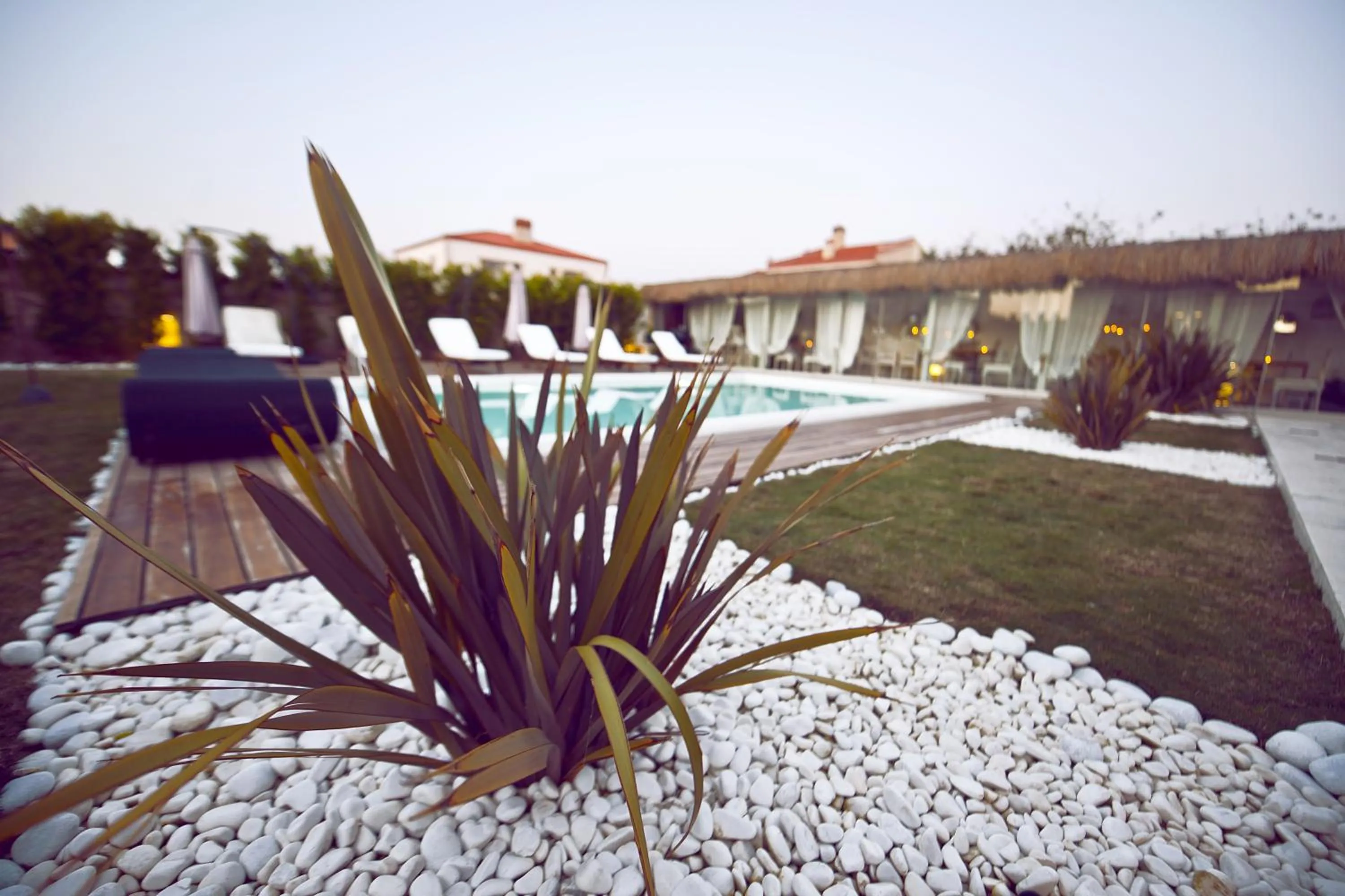 Pool view in Sade Alacati Hotel